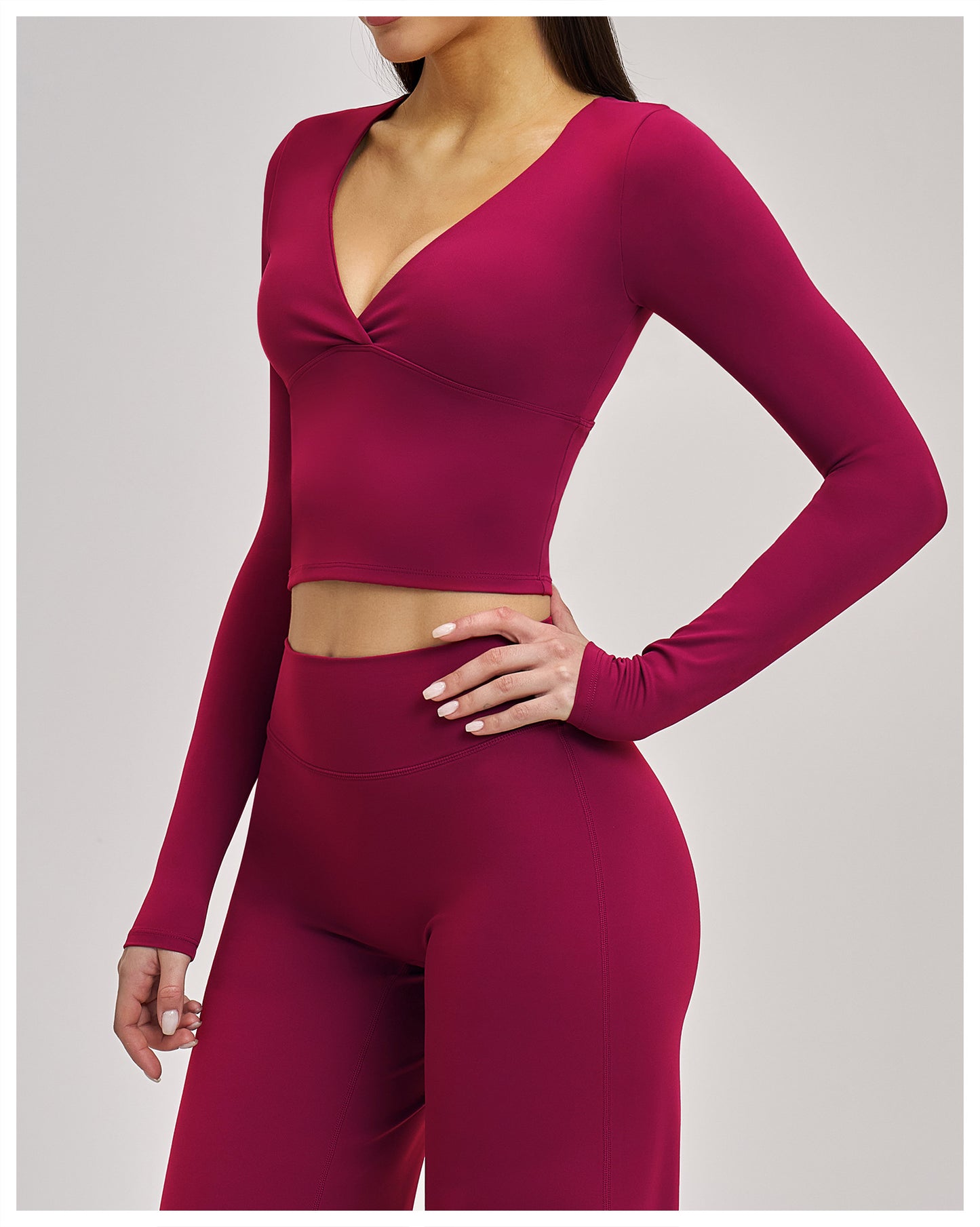 Haut de yoga printemps et été 03/2026 pour femme - T-shirt de sport polyvalent à manches longues de yoga Pilates pour femme - 4520