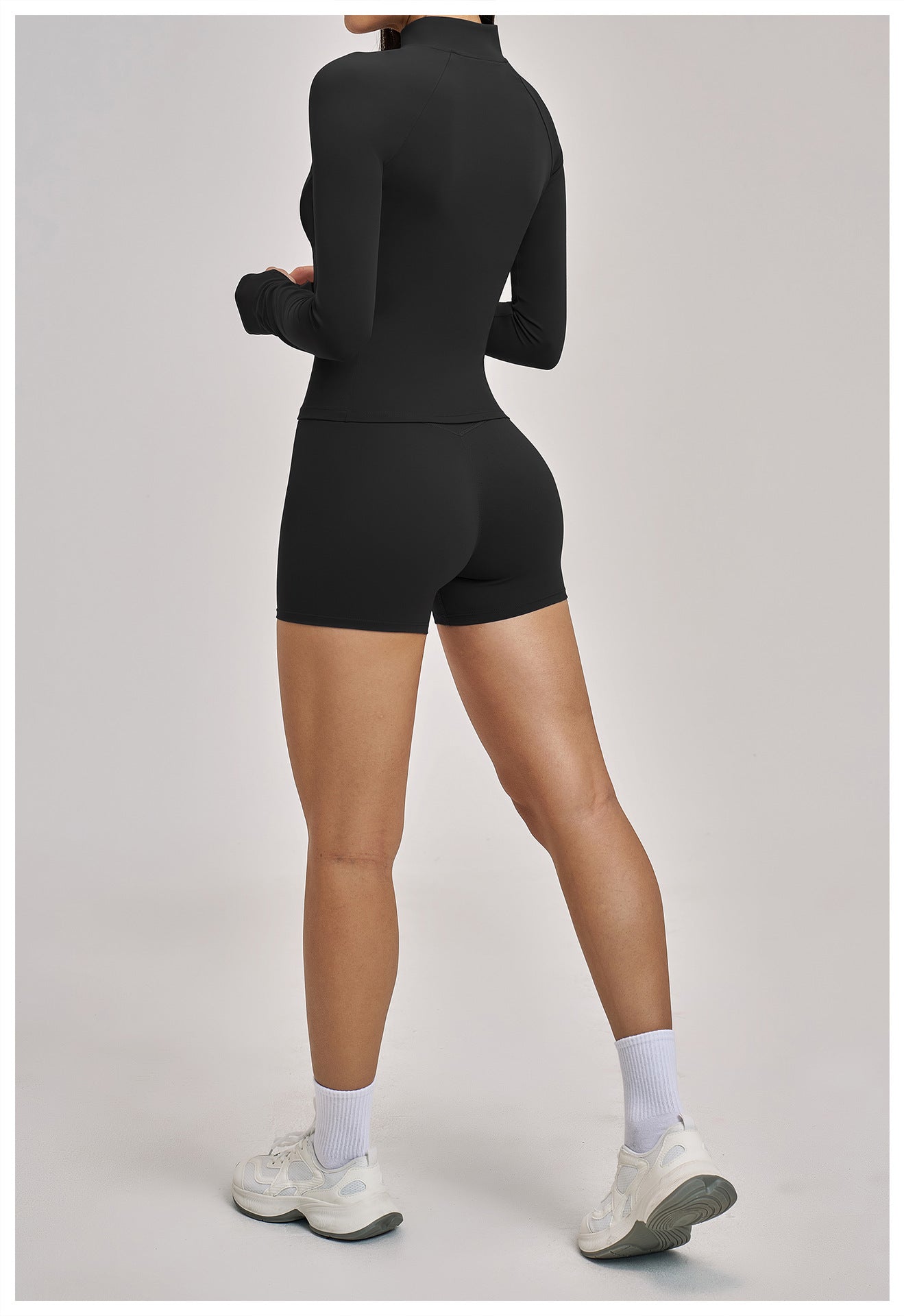 03/2026 Spring Yoga Set Casual Fitness Suit Women's Outdoor Running Sports Three-Piece Set 4510