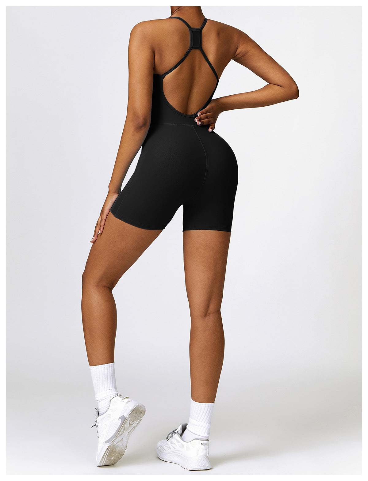 2023.09 Yoga clothing women's dance fitness one-piece hip lifting exercise yoga jumpsuit 8392