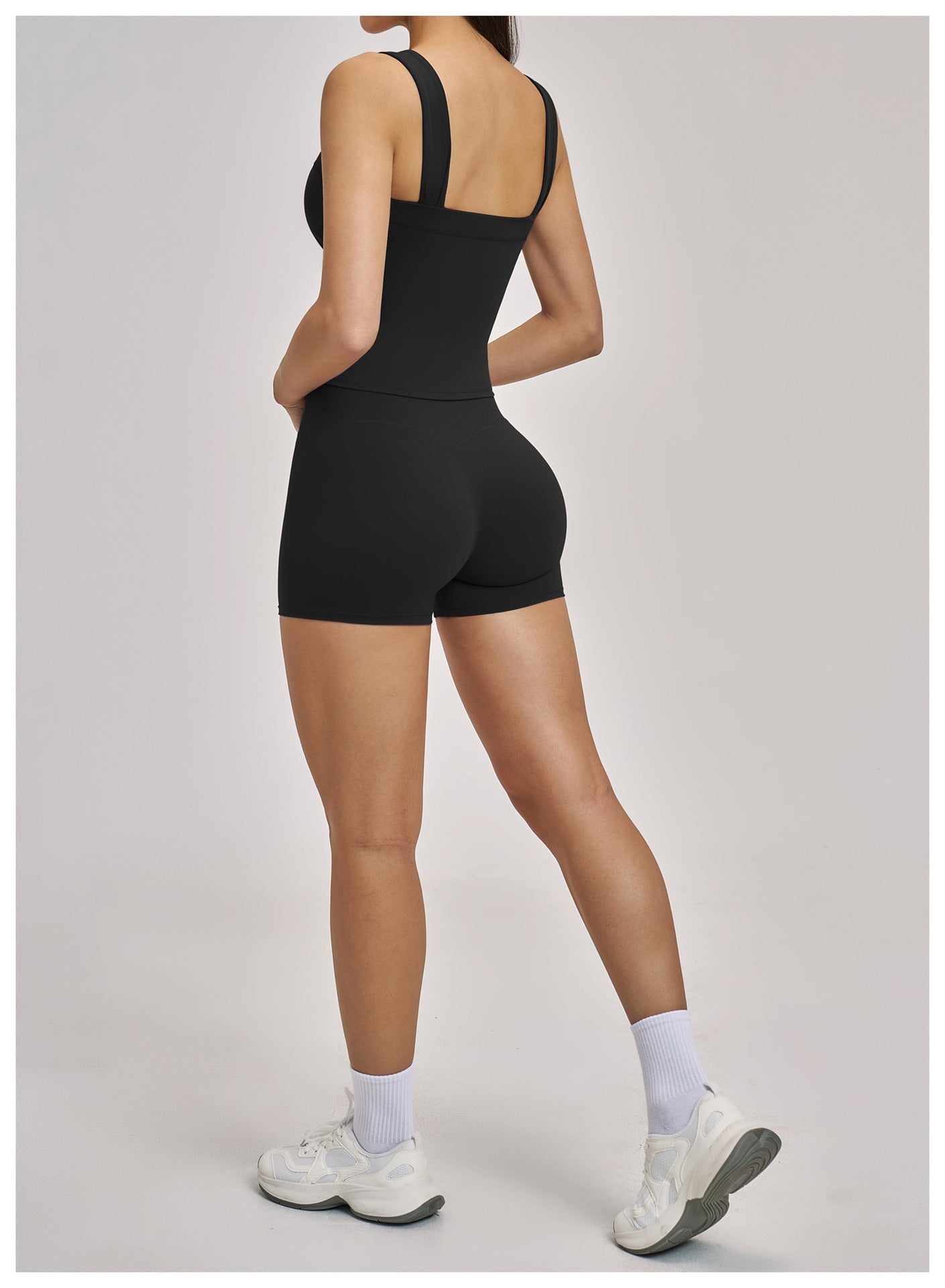 03/2026 Brushed Micro-flare Yoga Set, European and American Style Sports Running Fitness Set, Halter Neck Yoga Suit 4520