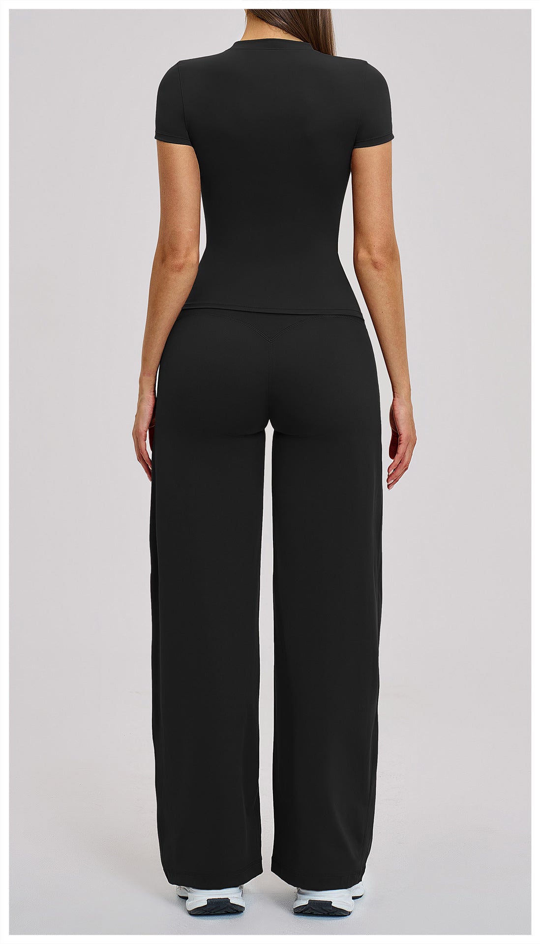 02/2026 Ensemble de yoga robuste - tenue d'exercice et de fitness moulante taille haute pour les loisirs en extérieur et la course. Numéro de modèle : 845