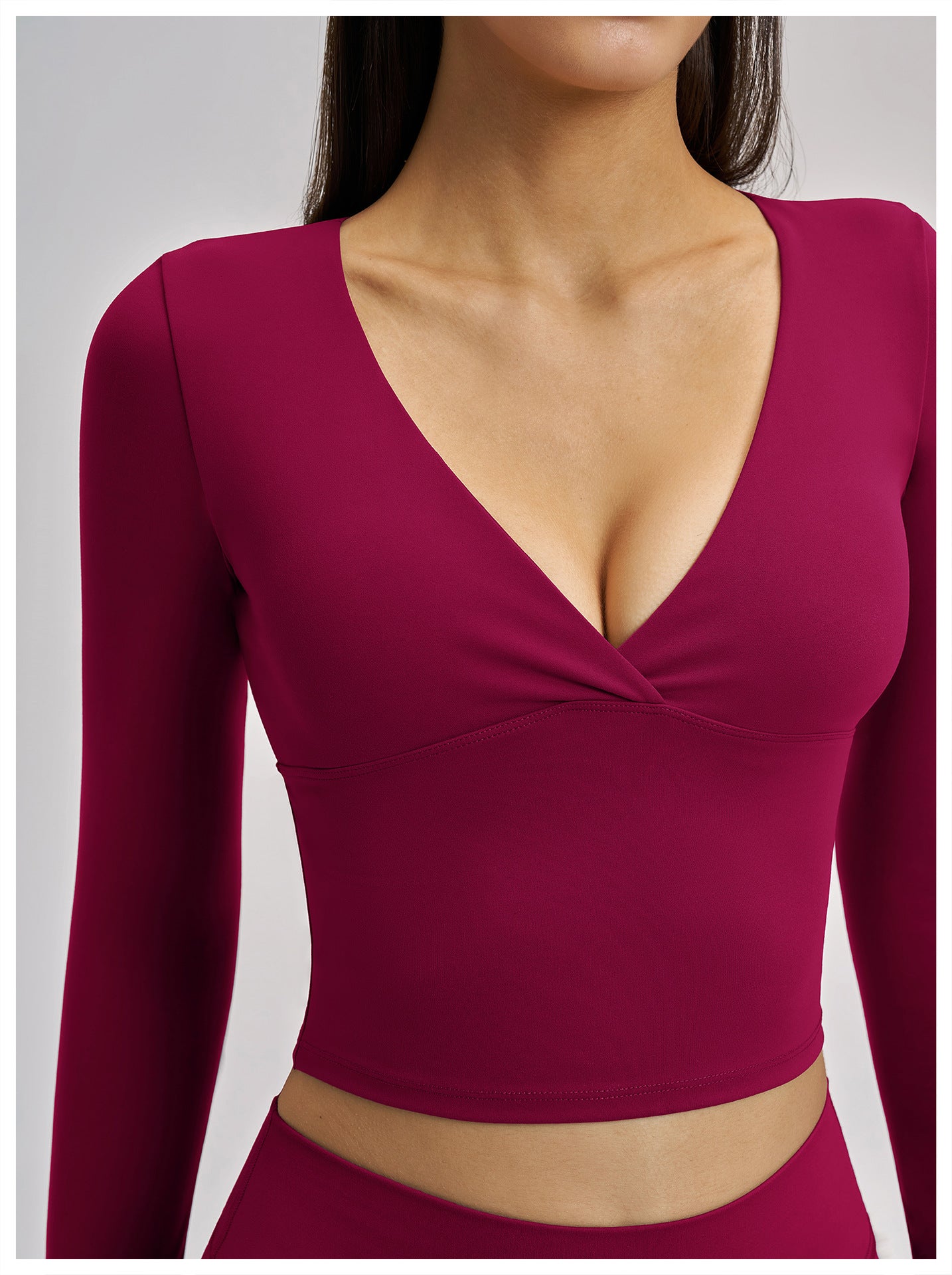 Haut de yoga printemps et été 03/2026 pour femme - T-shirt de sport polyvalent à manches longues de yoga Pilates pour femme - 4520