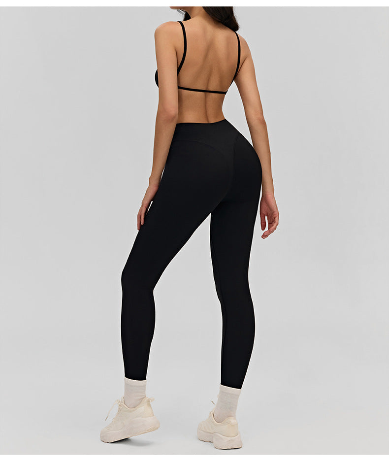 03/2026 FOUREGG Pantalon de yoga taille haute pour femme, avec empiècements latéraux sans couture, contrôle du ventre, pantalon de fitness, adapté comme vêtement d'extérieur, pour la course, le sport et comme collant.