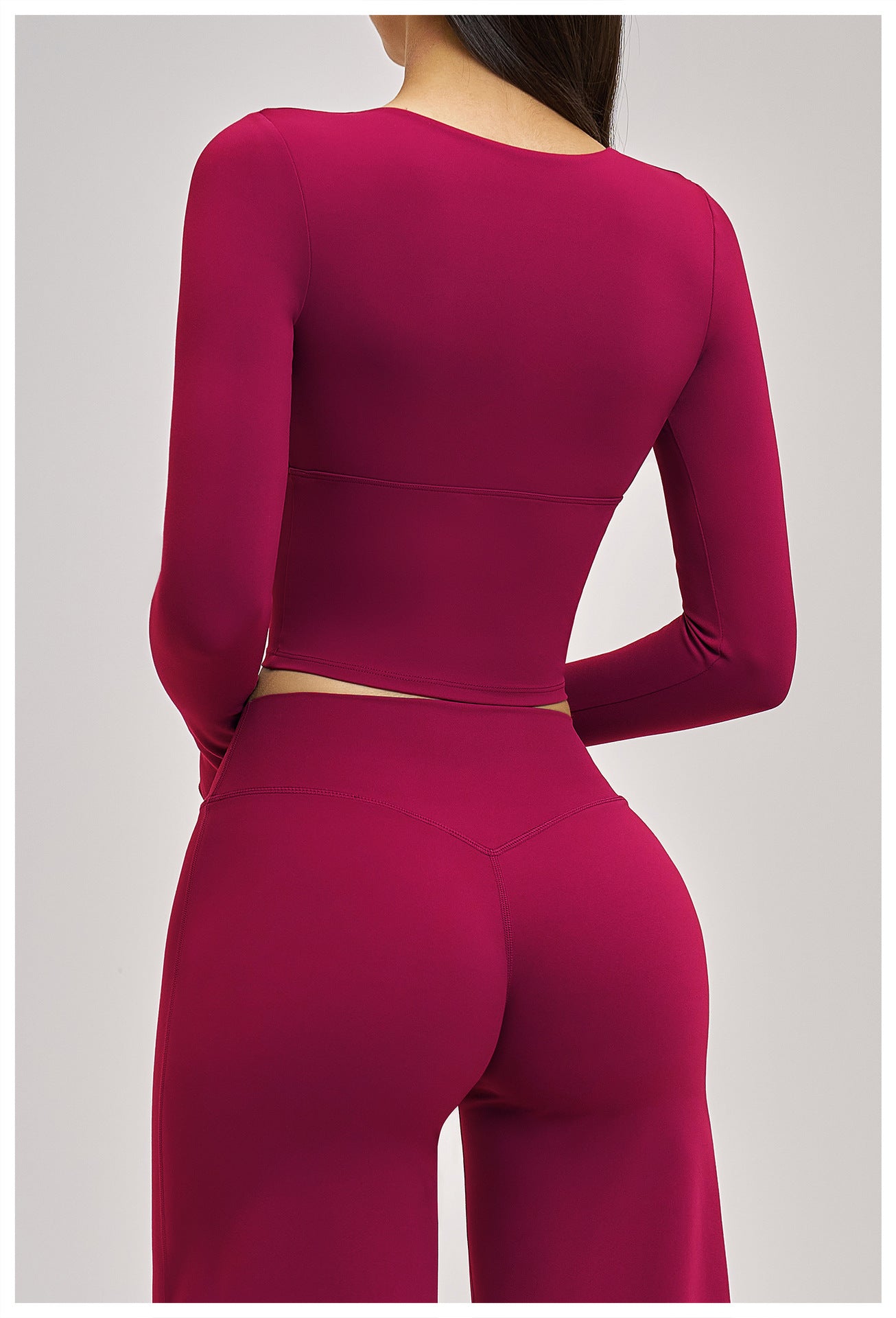 Haut de yoga printemps et été 03/2026 pour femme - T-shirt de sport polyvalent à manches longues de yoga Pilates pour femme - 4520