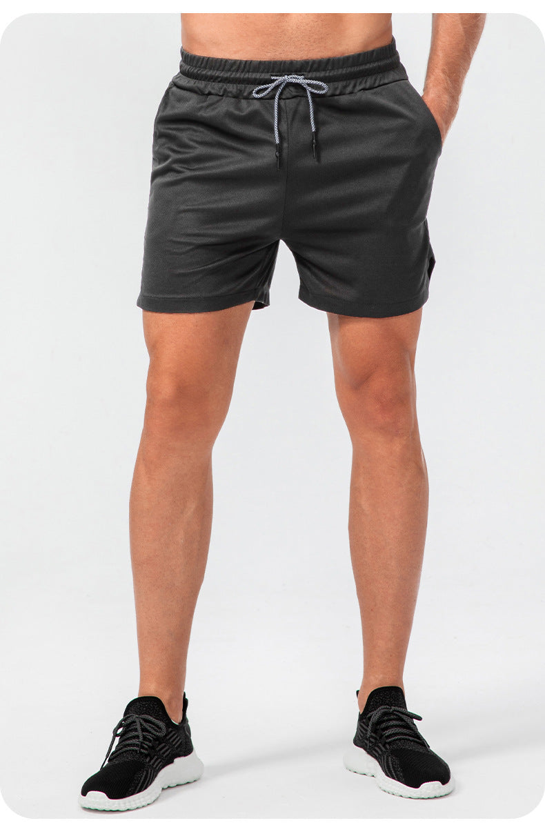 FOUREGG 23.07 Men's camouflage training shorts quick-drying breathable belt towel buckle loose casual running sports fitness pants D13004