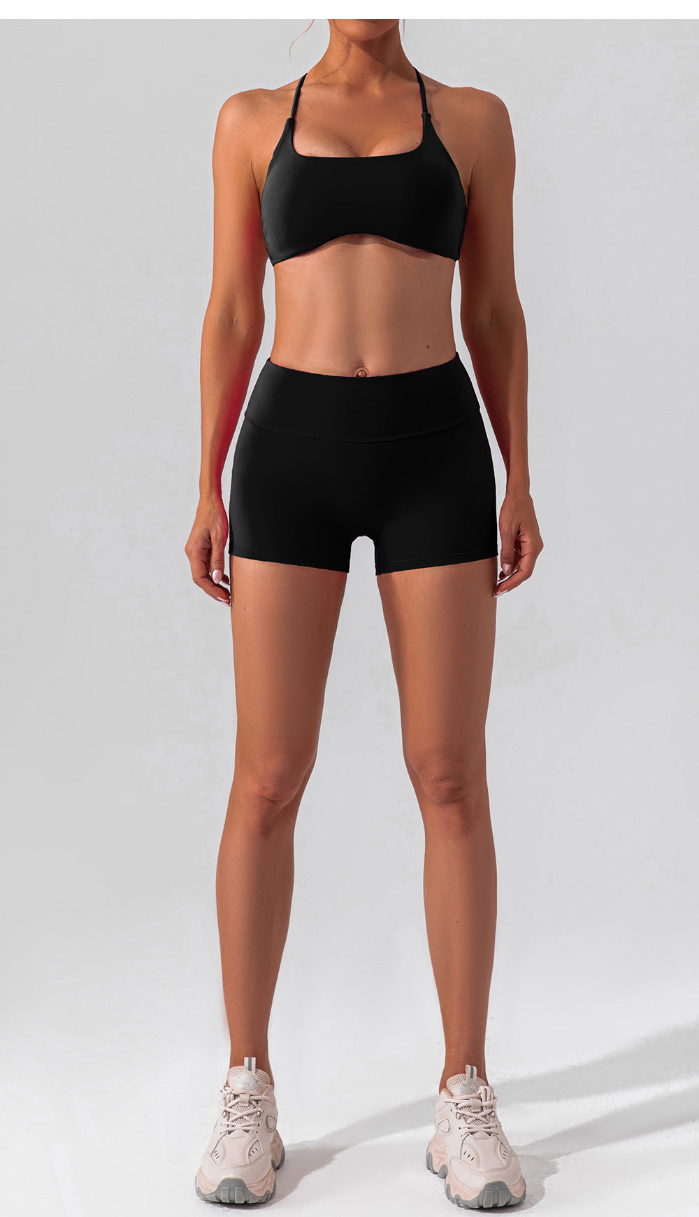 Women Shorts high-waist fitness shorts without embarrassing lines double-sided brushed yoga pants women's hip-lifting tight sports shorts