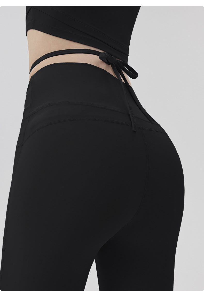 01/2026 Cooling Yoga Set Two-Piece Set with High-End Feel, Padded Bra, Pilates, Nude Comfort Fitness Wear Sports Set for Women