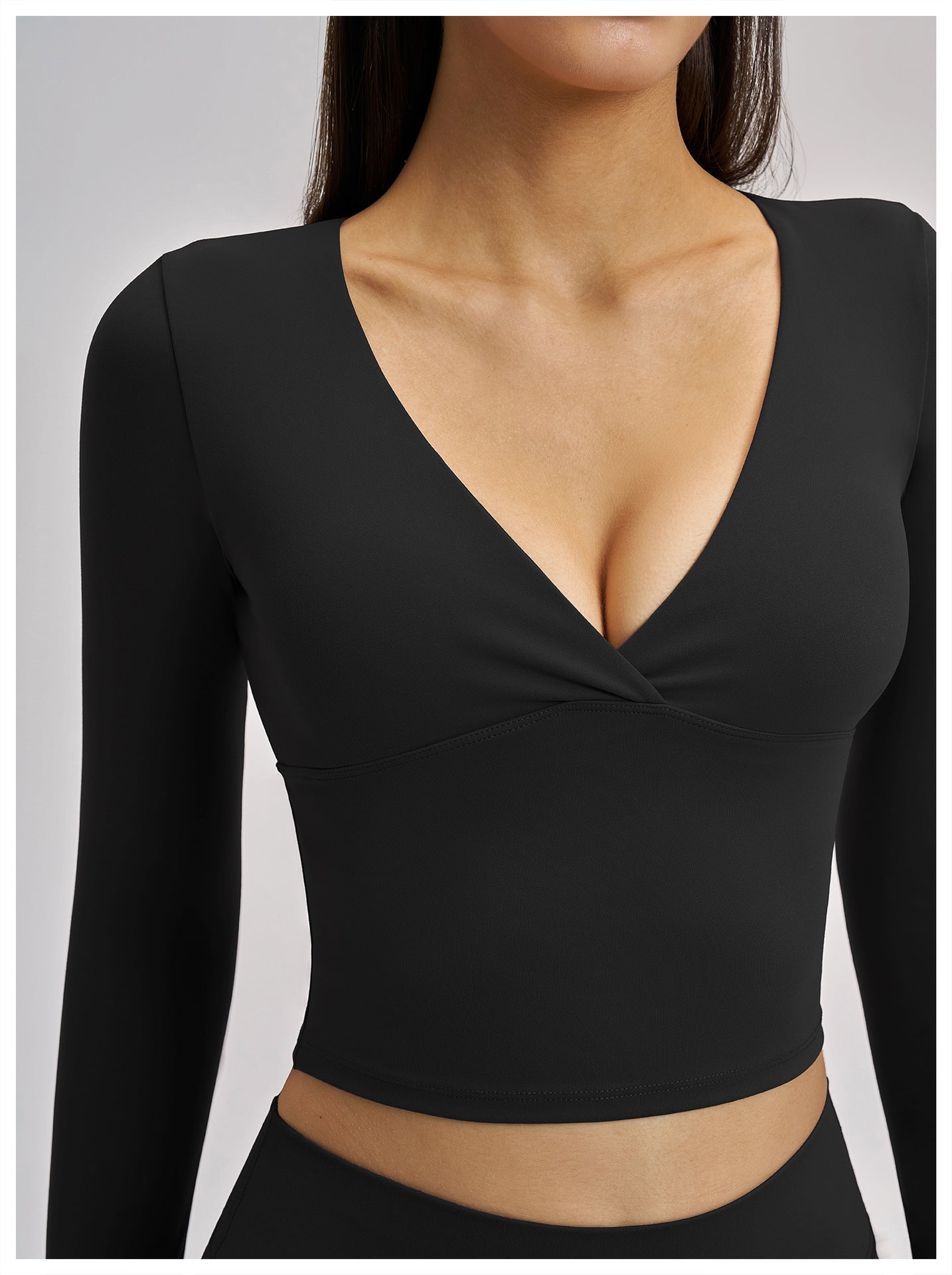 Haut de yoga printemps et été 03/2026 pour femme - T-shirt de sport polyvalent à manches longues de yoga Pilates pour femme - 4520