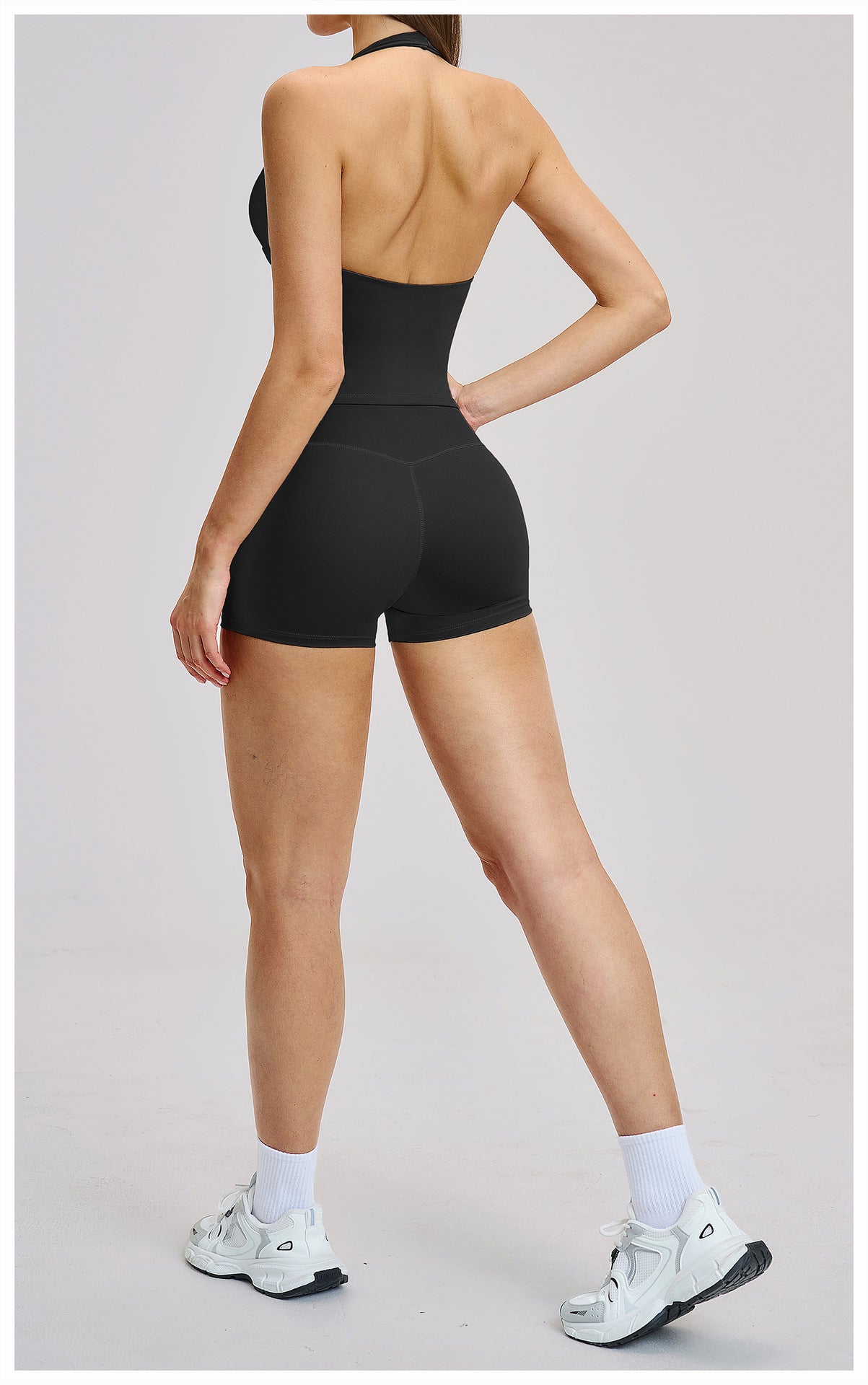 03/2026 V-neck European and American style yoga vest with padded chest, high elasticity, hollow design, outdoor beautiful back, fitness sports vest for women, 4201