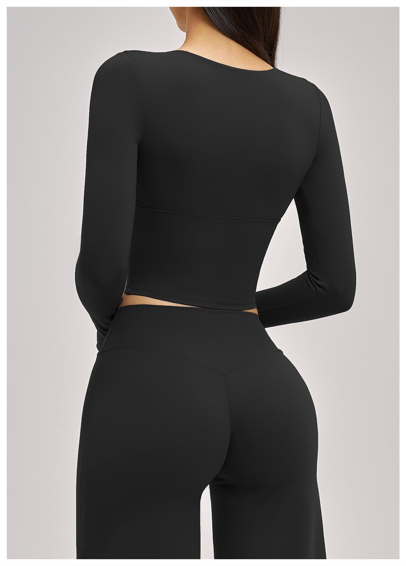 Haut de yoga printemps et été 03/2026 pour femme - T-shirt de sport polyvalent à manches longues de yoga Pilates pour femme - 4520