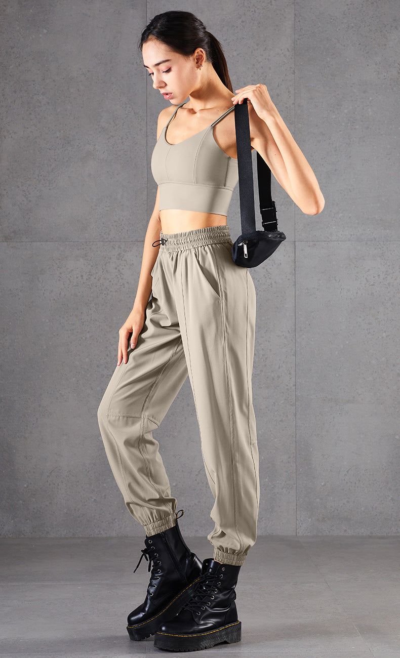 2023.08 Running sunscreen quick-drying fitness pants High waist training sports peach hip pants