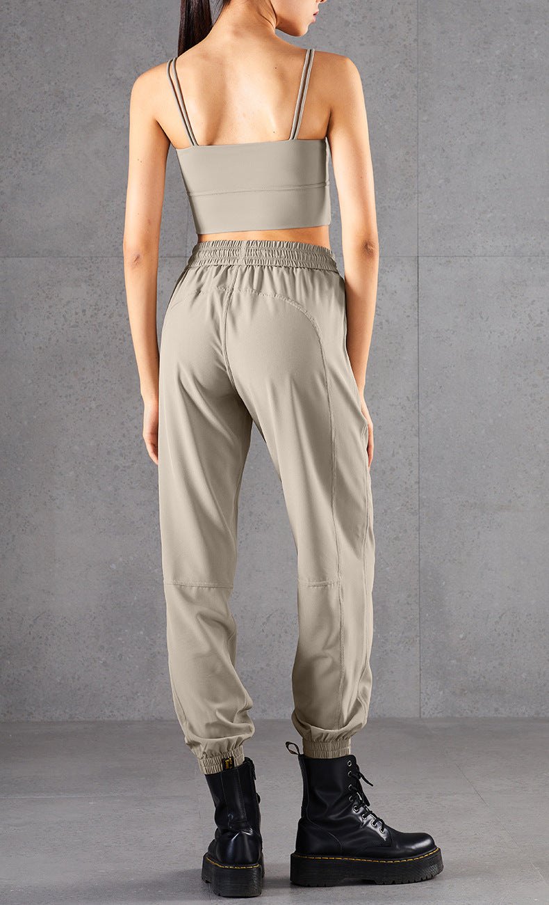 2023.08 Running sunscreen quick-drying fitness pants High waist training sports peach hip pants