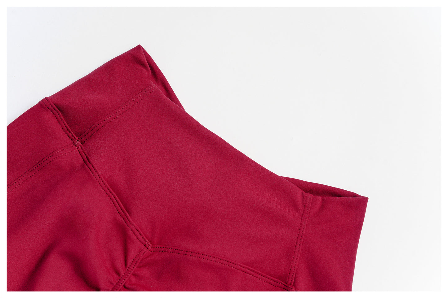 12/2025 Women's high-waisted, brushed yoga shorts with pleats and hip-lifting design, perfect for outdoor running and sports (style number 9313).