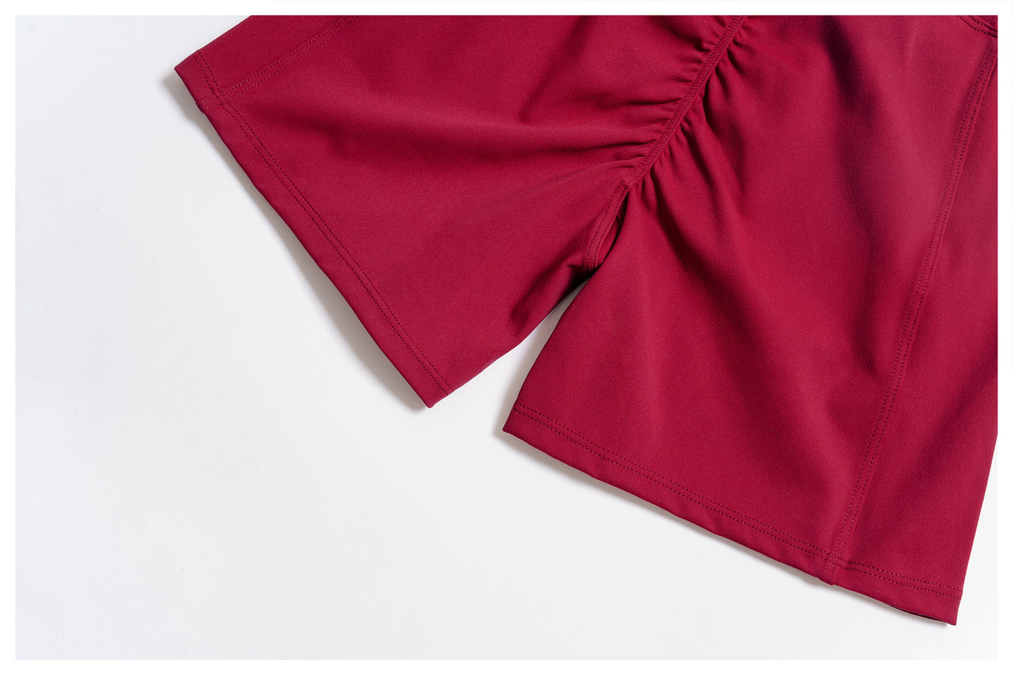 12/2025 Women's high-waisted, brushed yoga shorts with pleats and hip-lifting design, perfect for outdoor running and sports (style number 9313).