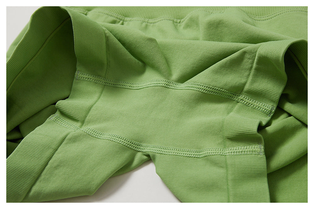 23.07 seamless high-waisted yoga shorts belly-holding hip-lifting fitness pants outerwear running sports shorts 7137