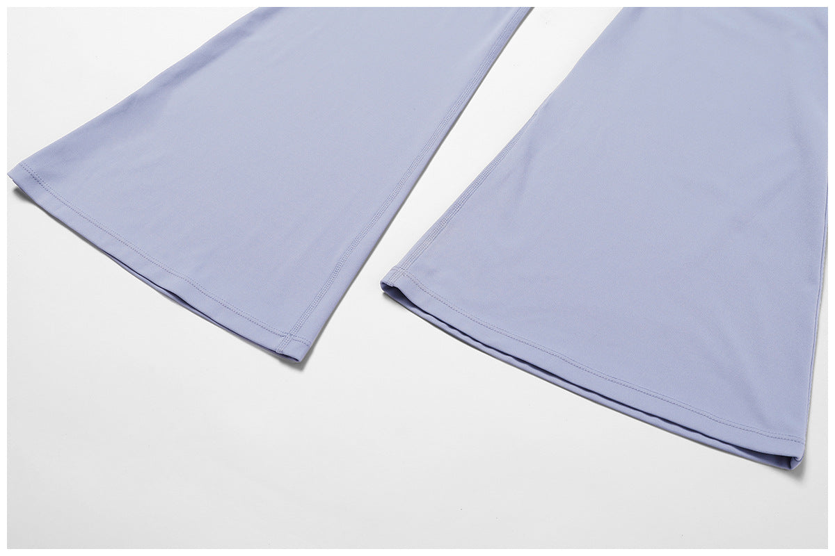 03/2024 Spring nude tight-fitting back yoga suit running sports suit for women breathable quick-drying fitness clothes 8516