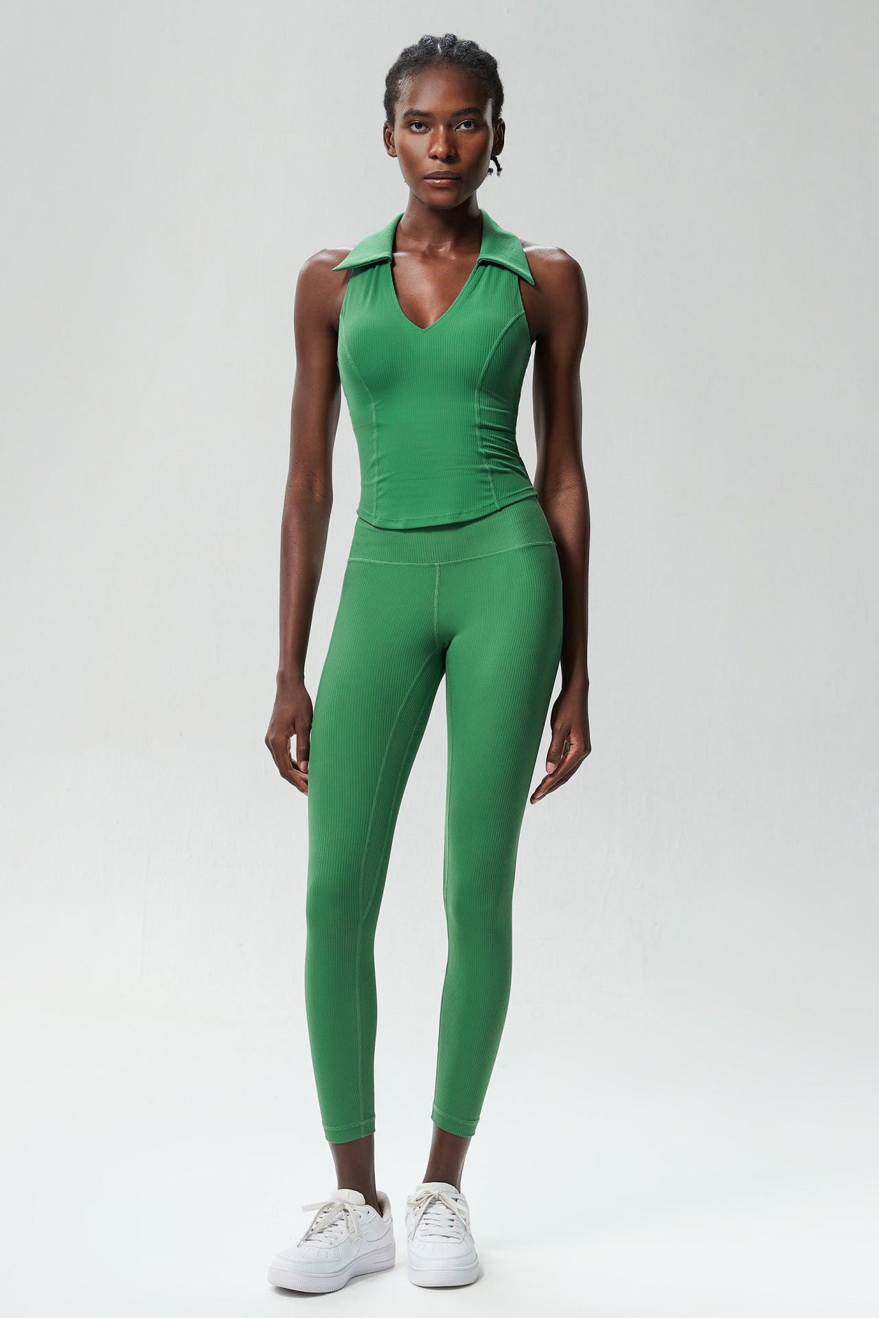 09/2024 Cross-border latex water drop cup V-neck fitness sports tops for women shockproof quick-drying large size running yoga tennis clothes