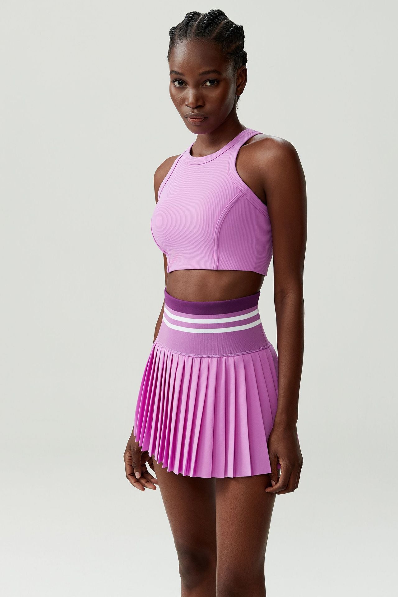 09/2024  sports fitness yoga suits for women, anti-exposure large size quick-drying two-piece suits, badminton tennis clothing