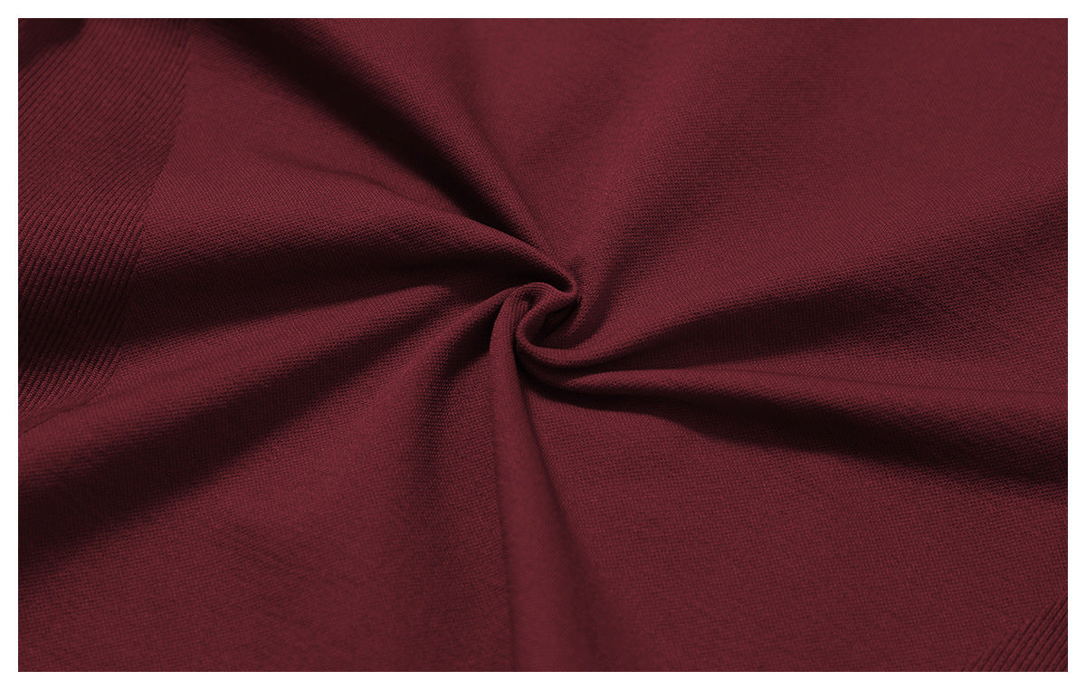 03/2026 Seamless stand-up collar zipper yoga set, windproof, slim fit, warm top, sports running set 7755