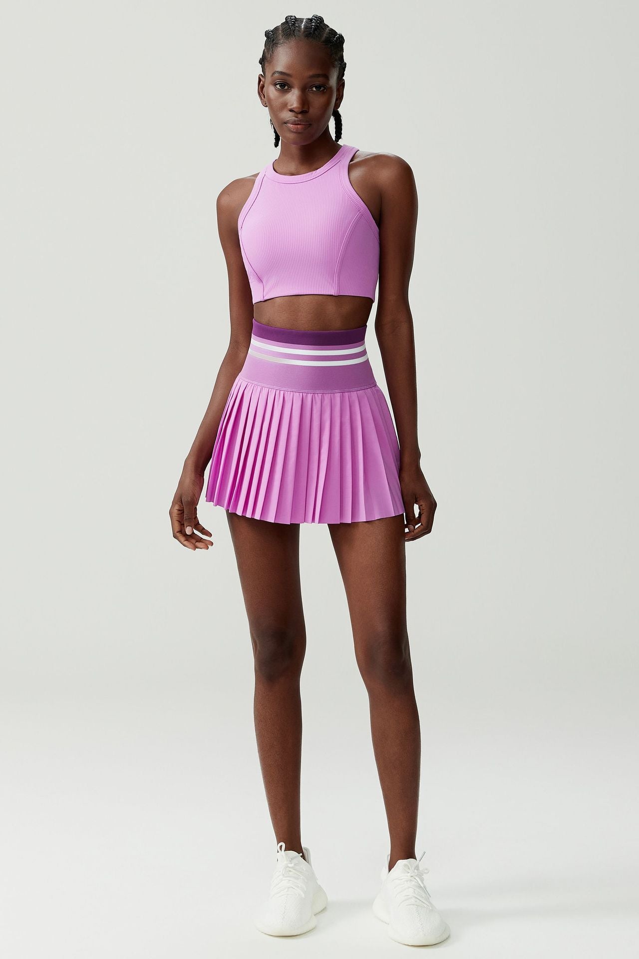 09/2024  sports fitness yoga suits for women, anti-exposure large size quick-drying two-piece suits, badminton tennis clothing