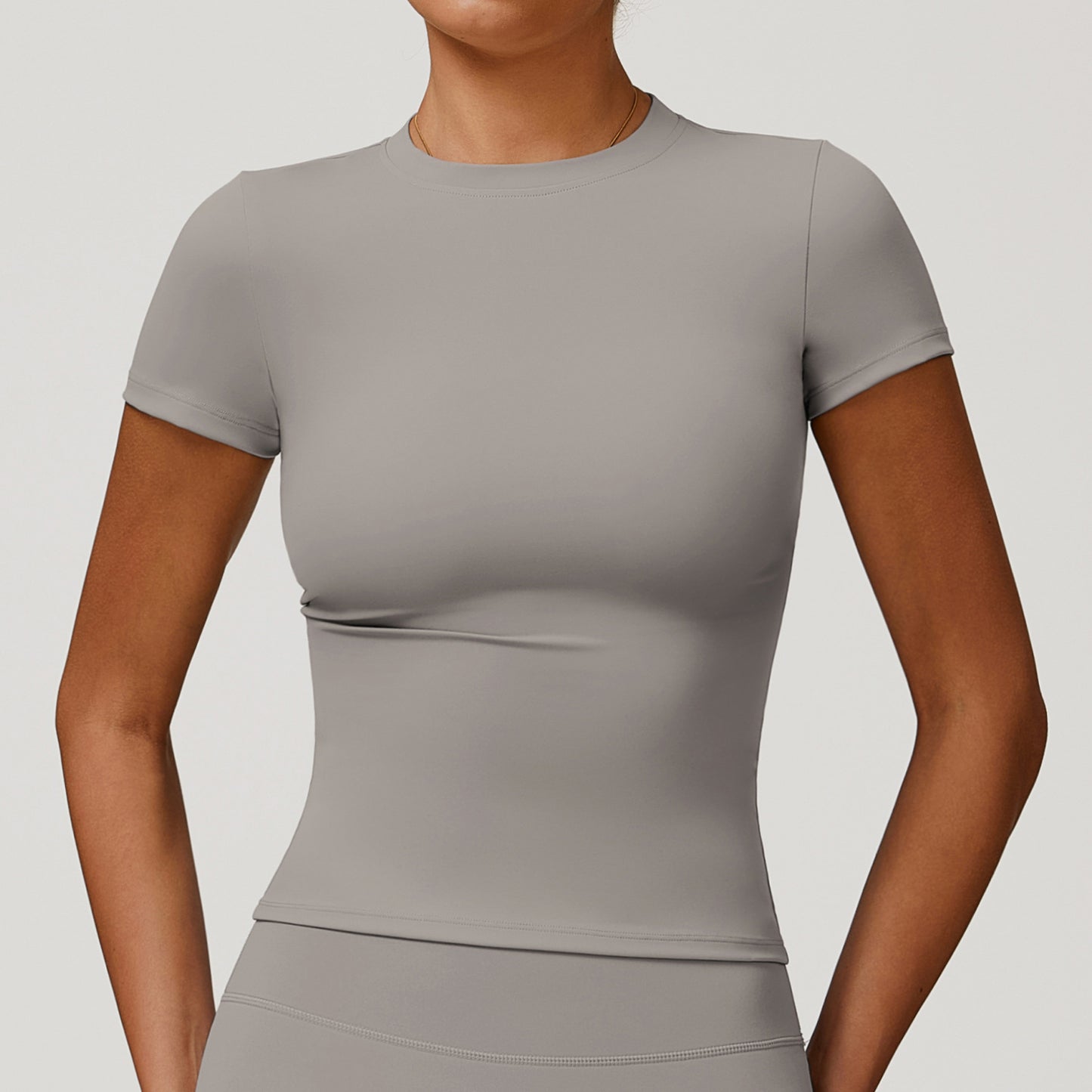 05/2024 Women's t-shirt quick-drying short-sleeved yoga wear 8455