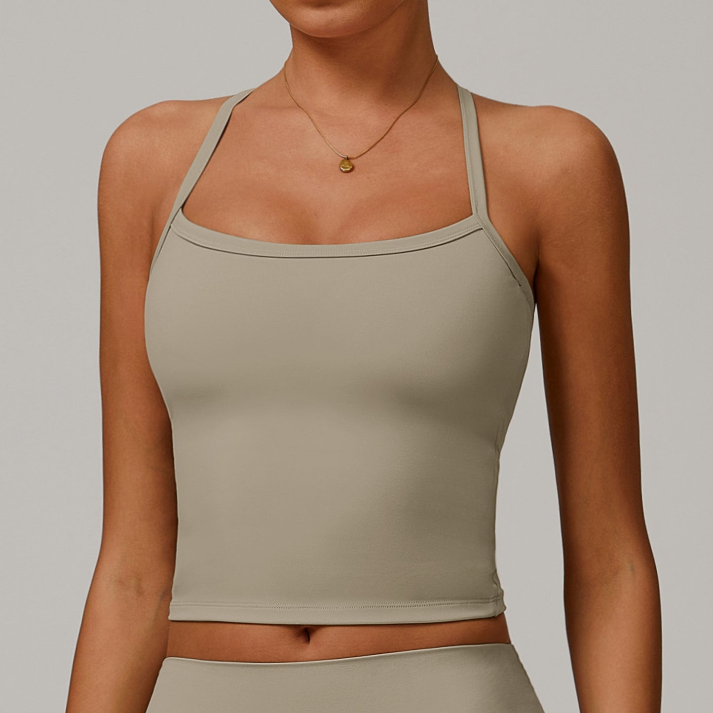 10/2023 Winter frosted back yoga vest quick dry fitness top wearing running sports vest women 8519