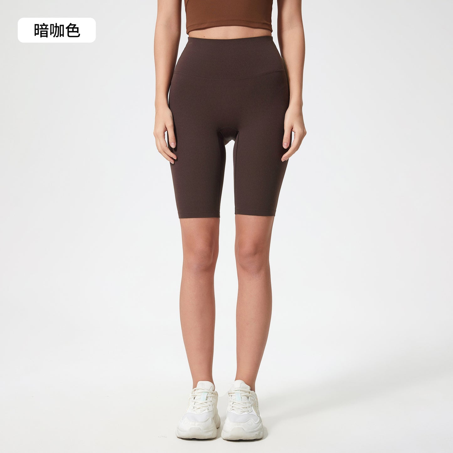 02/2025 Summer new nude high-waisted hip lift pocket yoga pants running fitness sports skinny quarter pants women DK184