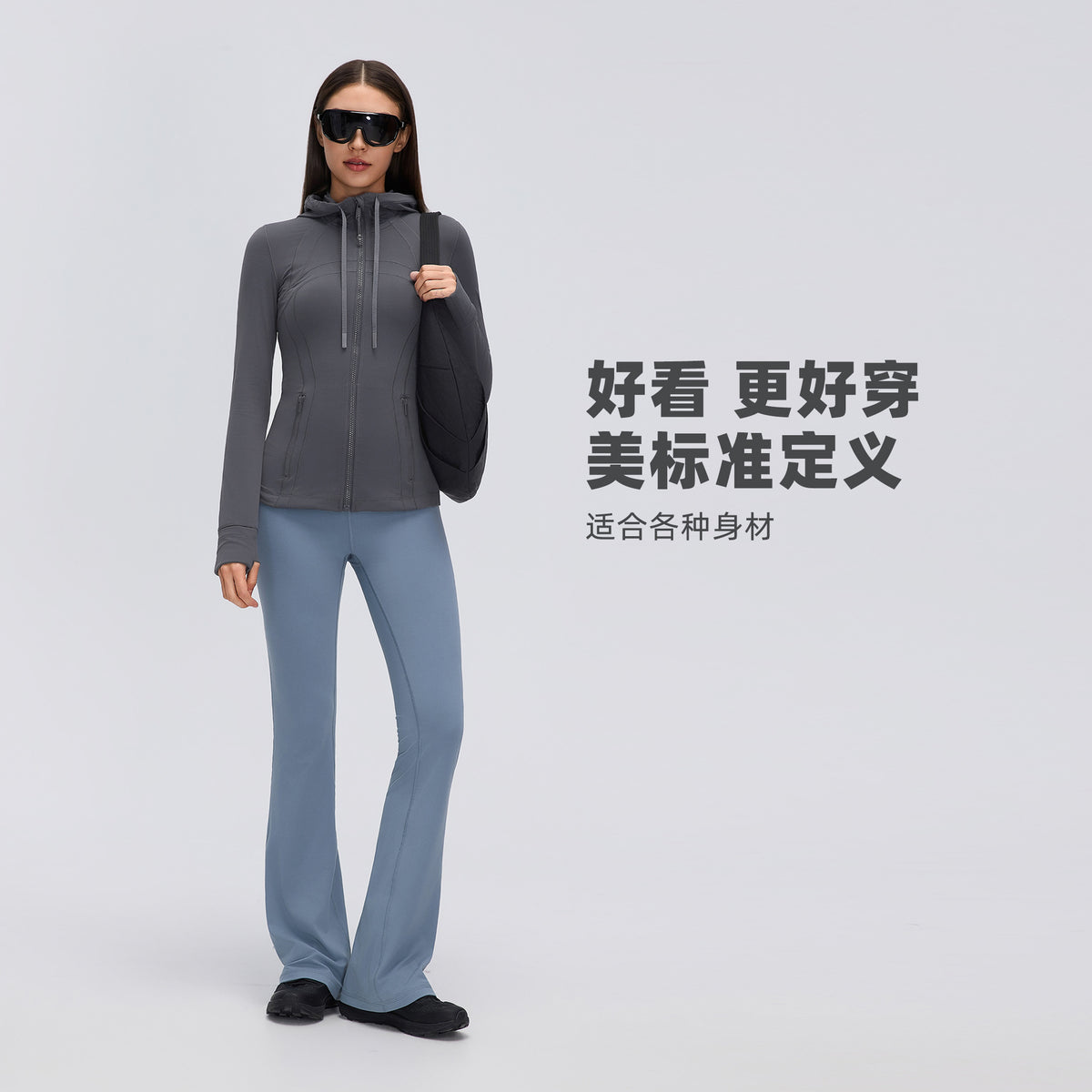 Wholesale Women’s Pilates Sports Jacket D26162 | Slimming Long-Sleeve Fitness & Yoga Outerwear | fouregg