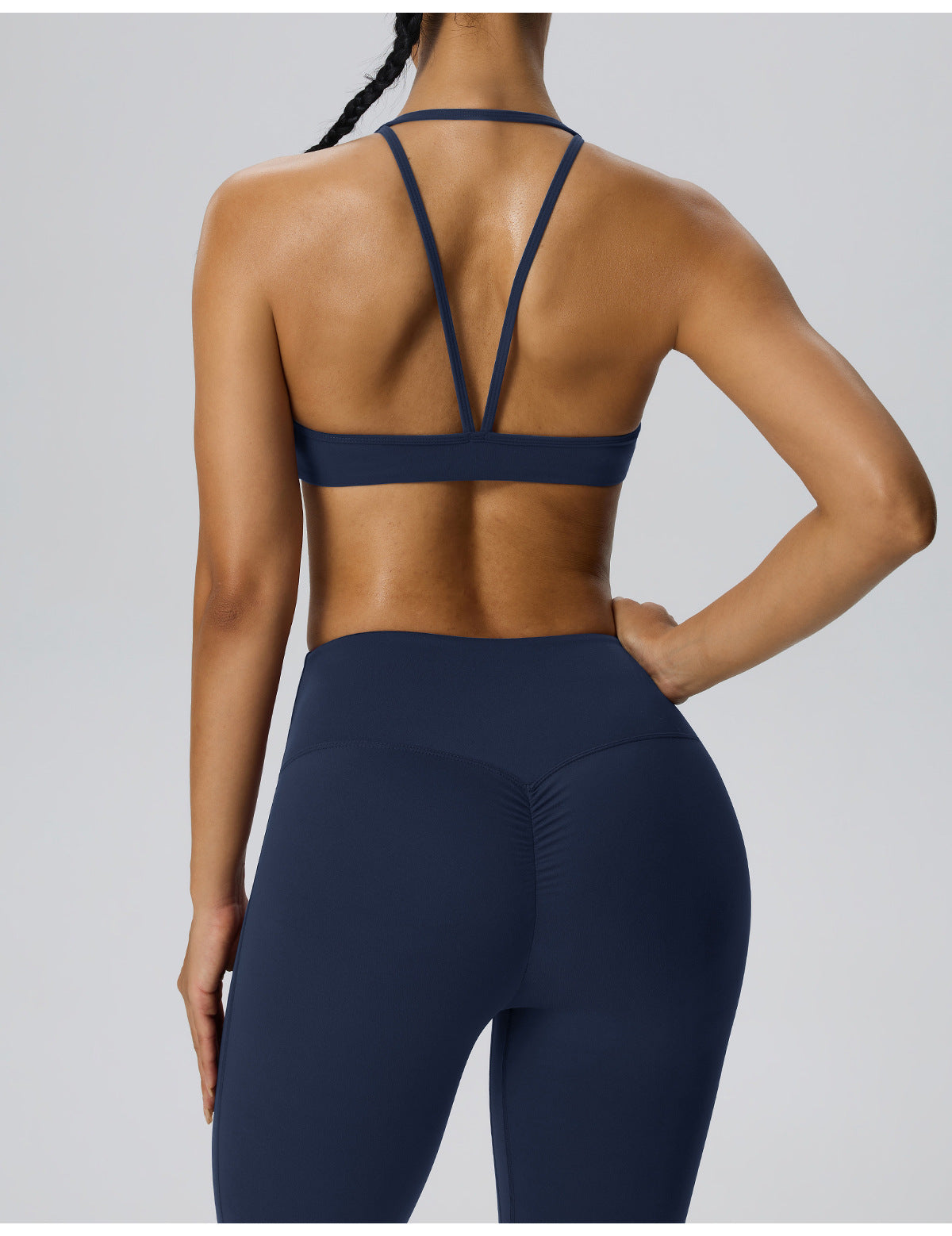 Wholesale Women’s 2-Piece Activewear Set | Double-Brushed Sports Bra & Sculpting Yoga Pants | fouregg