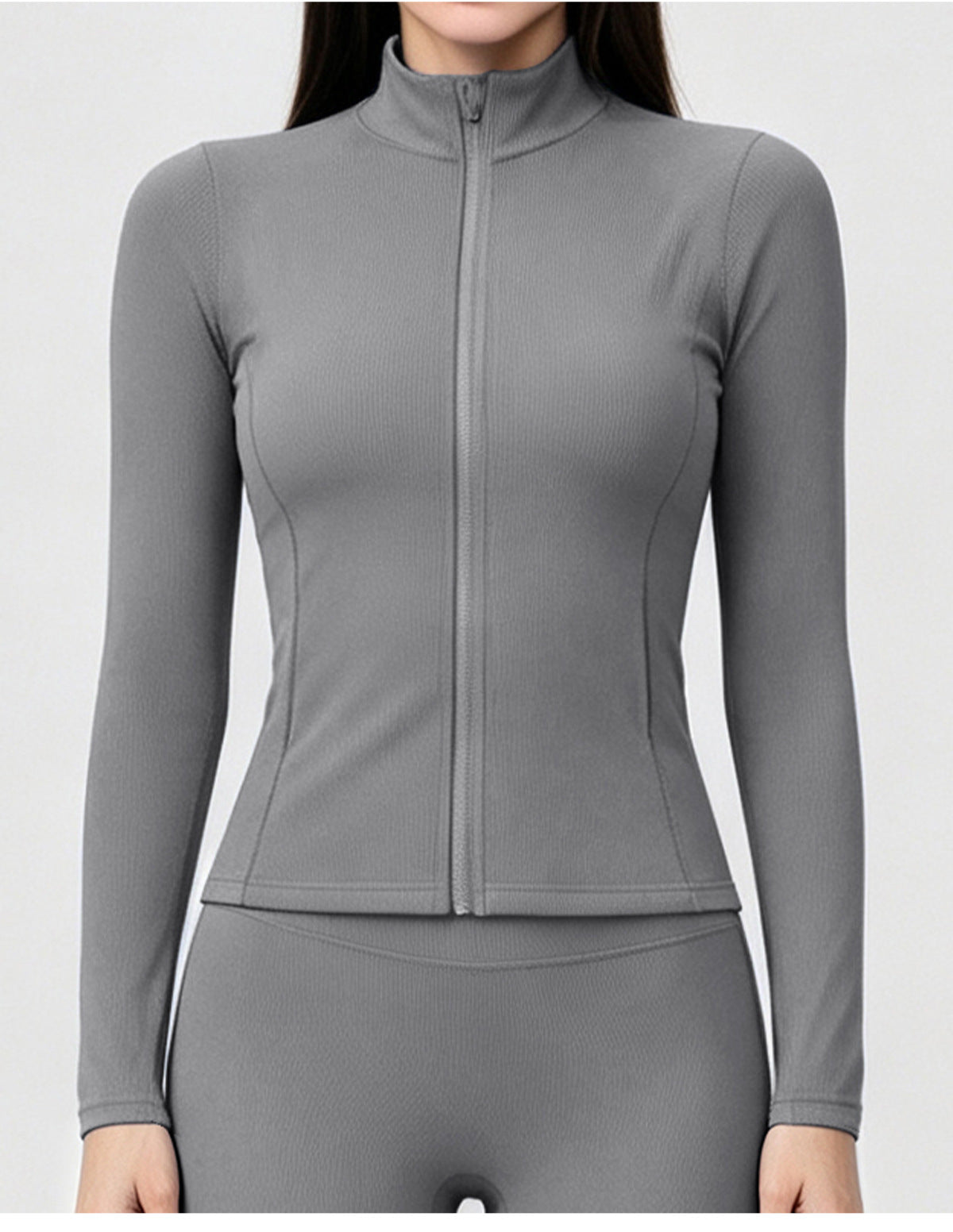 Wholesale Women’s Thermal Workout Jacket | Bulk Fleece-Lined Yoga & Fitness Outerwear 22619 | fouregg