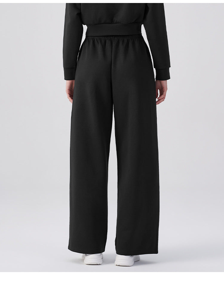 Wholesale Women’s Wide-Leg Pants | Bulk Drapey High-Waist Casual Trousers | fouregg