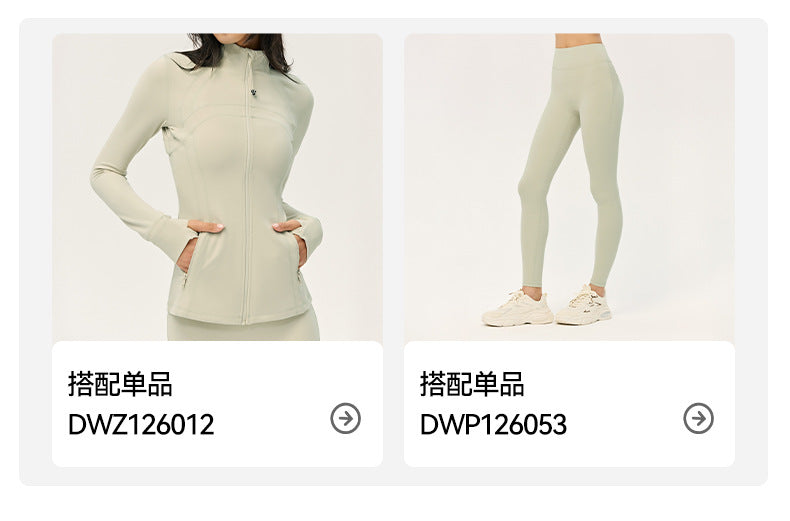 Wholesale Premium Lycra Sports Jacket | Bulk Long-Sleeve Sculpting Activewear | fouregg