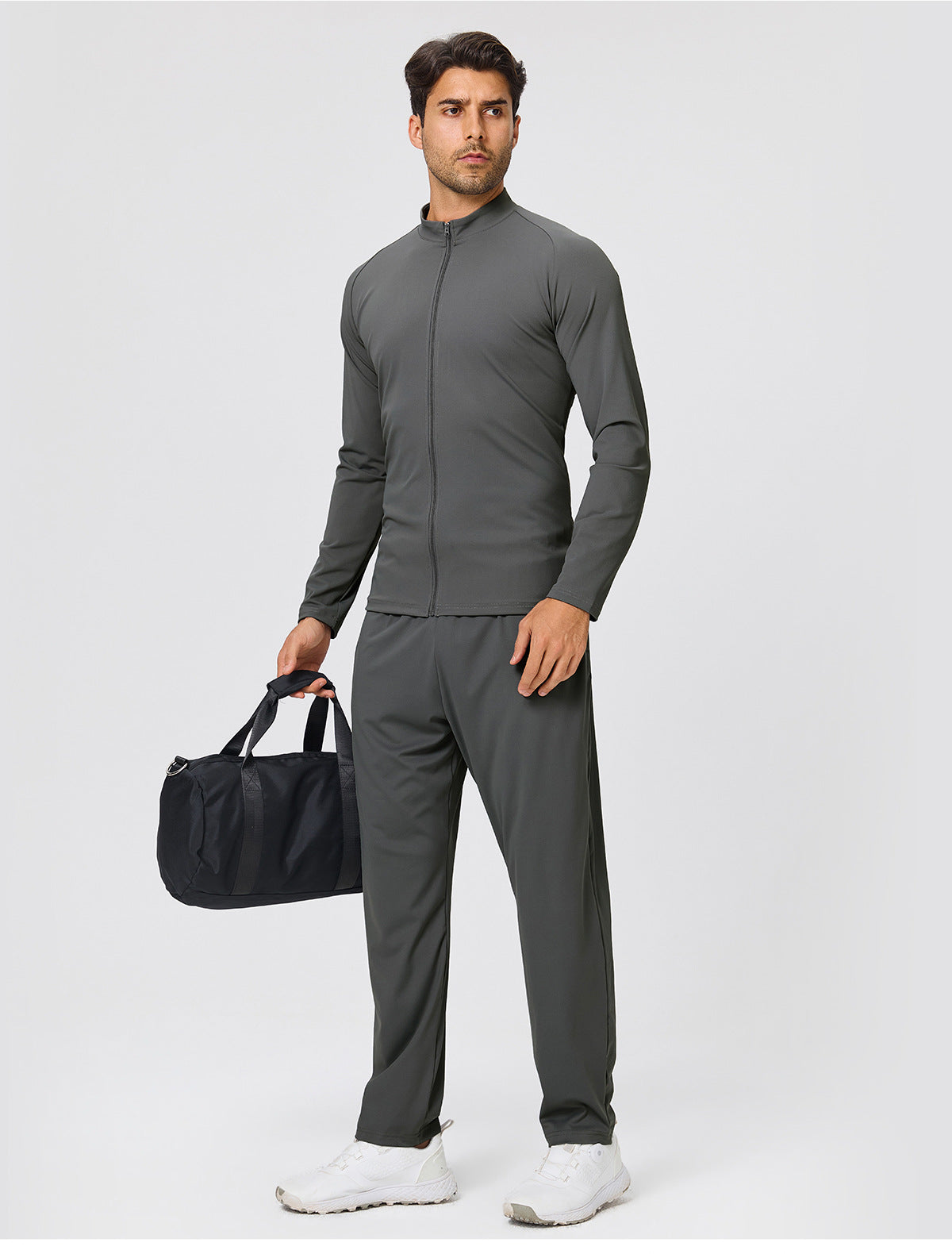 Wholesale Women’s Thermal Workout Jacket | Bulk Lightweight Fleece Zip-Up Activewear 61617 | fouregg