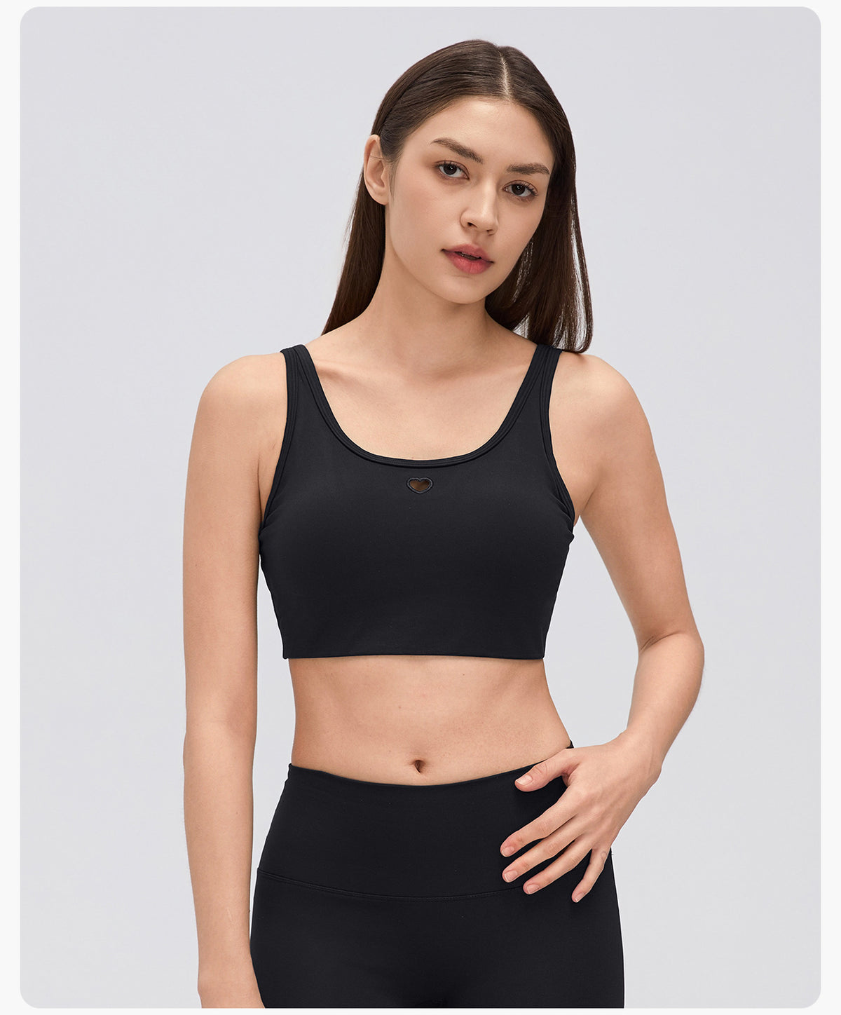 Wholesale Women’s Thermal Sports Bra D26152 | Brushed-Interior Workout Bra with Comfortable Support | fouregg