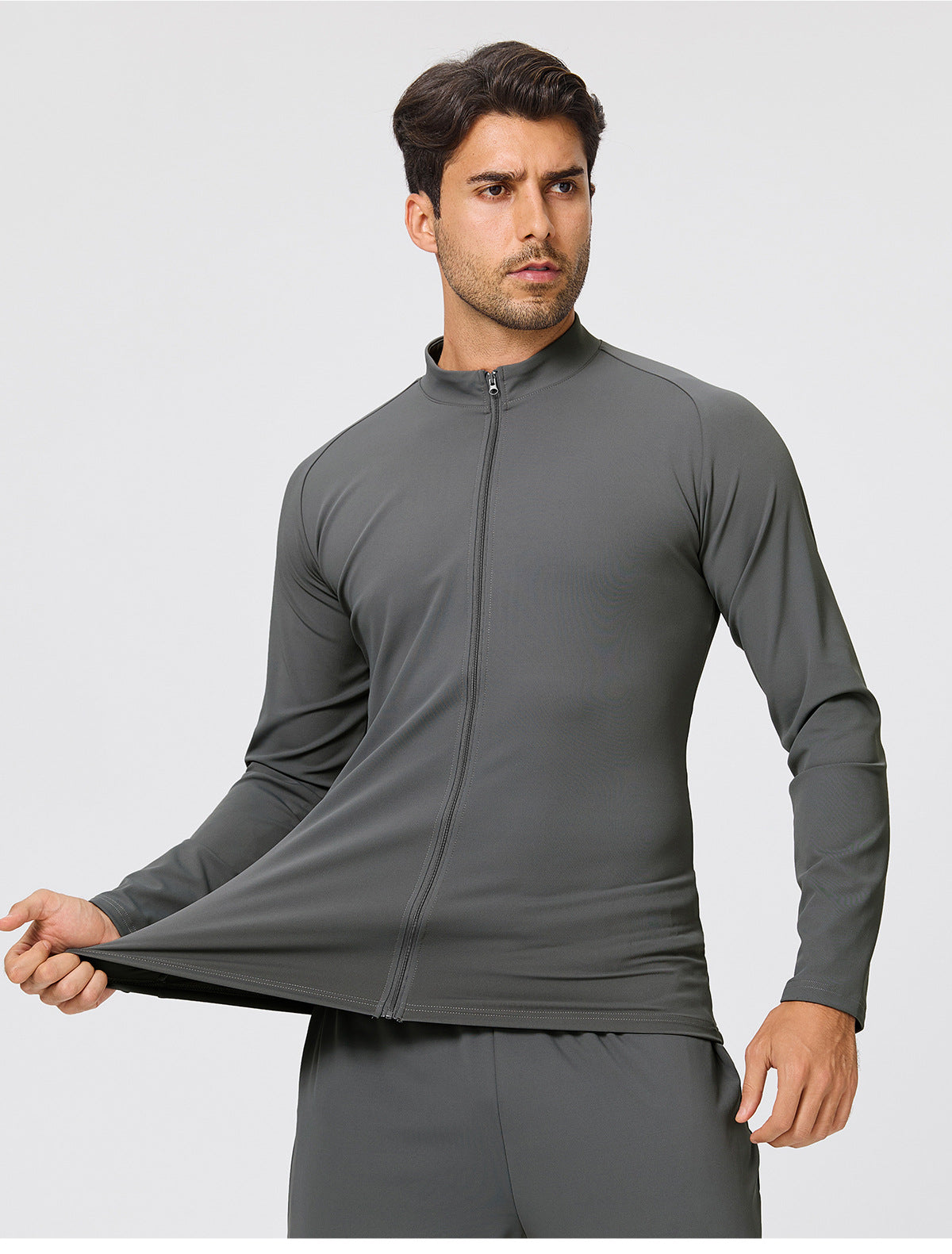 Wholesale Women’s Thermal Workout Jacket | Bulk Lightweight Fleece Zip-Up Activewear 61617 | fouregg