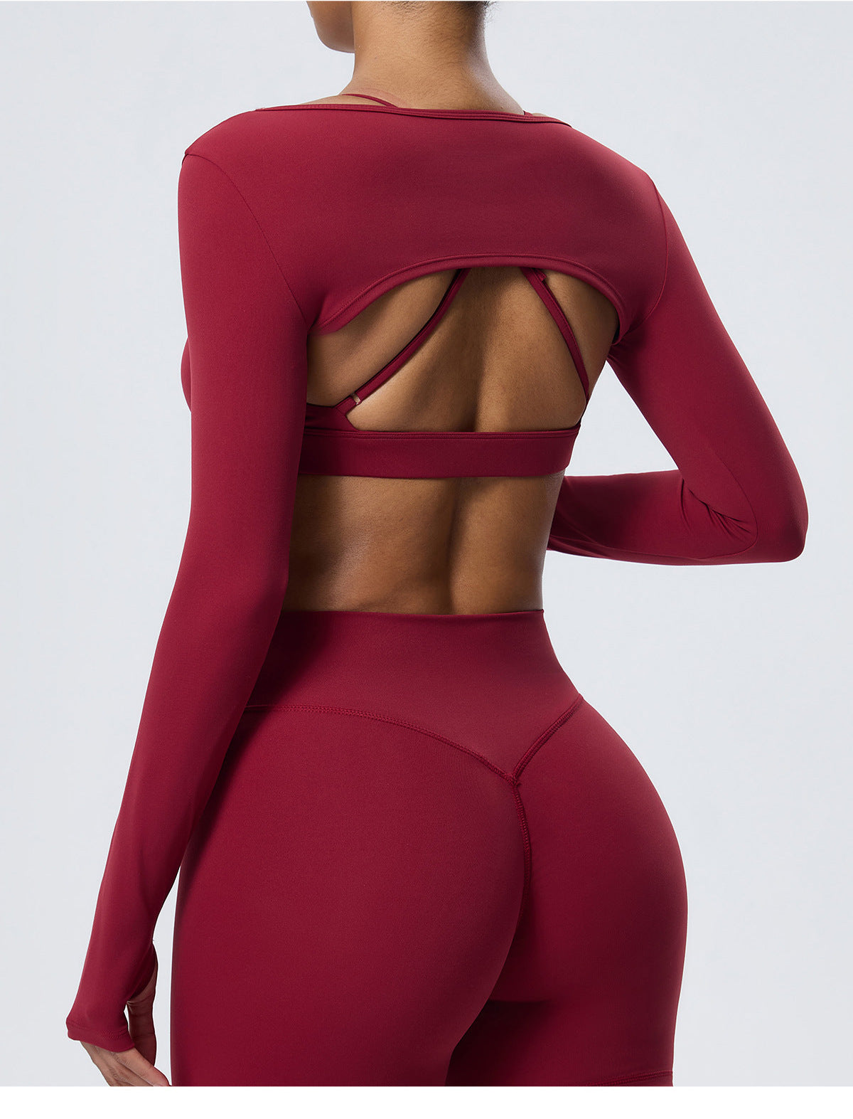 Wholesale Women’s Double-Brushed Activewear Set | Bulk 2-Piece Yoga & Fitness Wear | fouregg