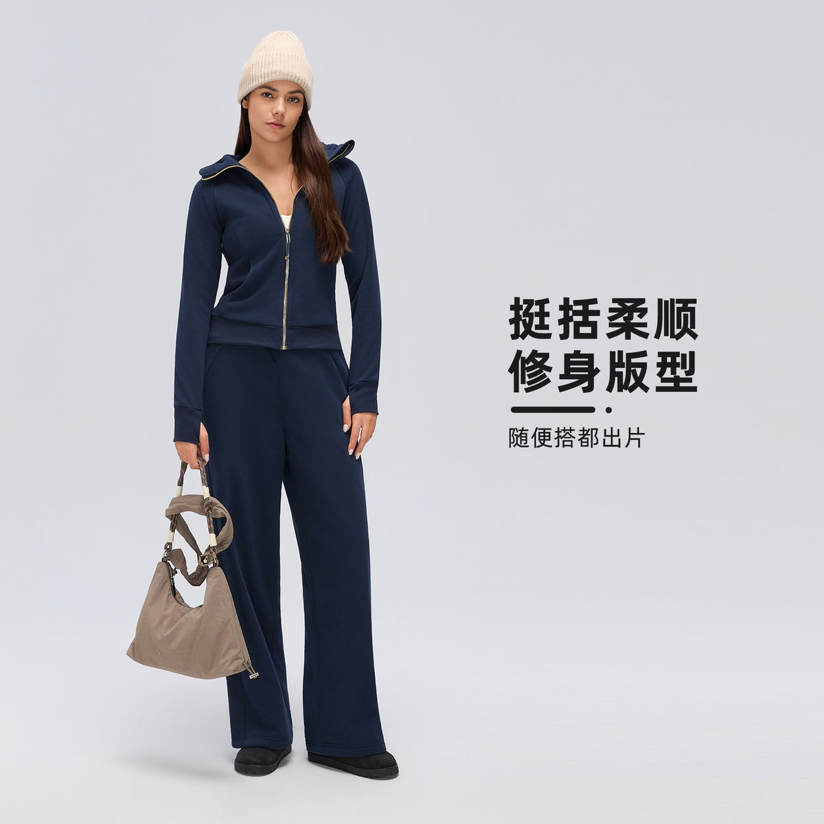 Wholesale Women’s Winter Puffer Jacket D26117 | Slimming Zip-Up Hooded Thermal Outerwear | fouregg
