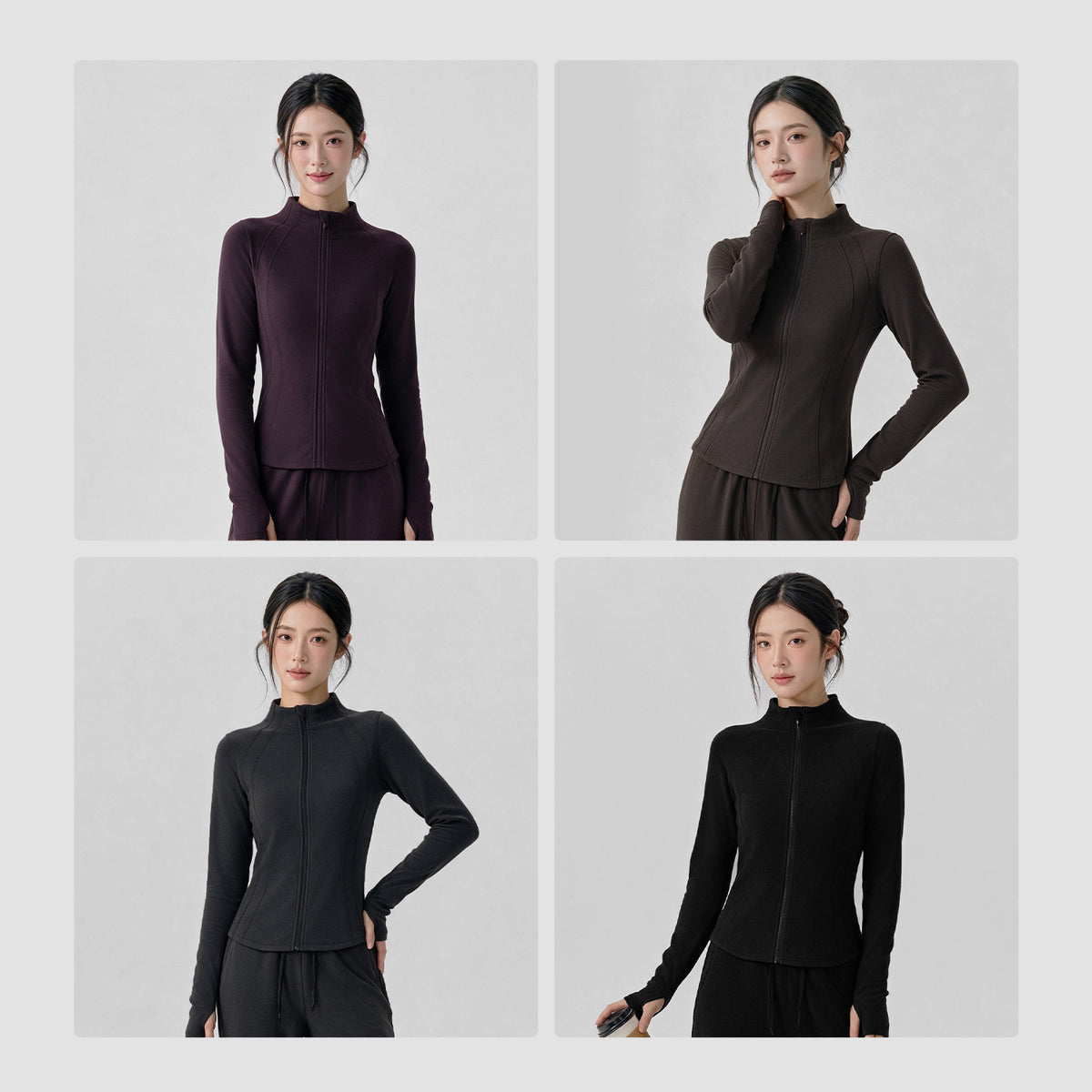 Wholesale Women’s Winter Activewear Jacket | Thickened Thermal Pilates & Workout Cover-Up | fouregg