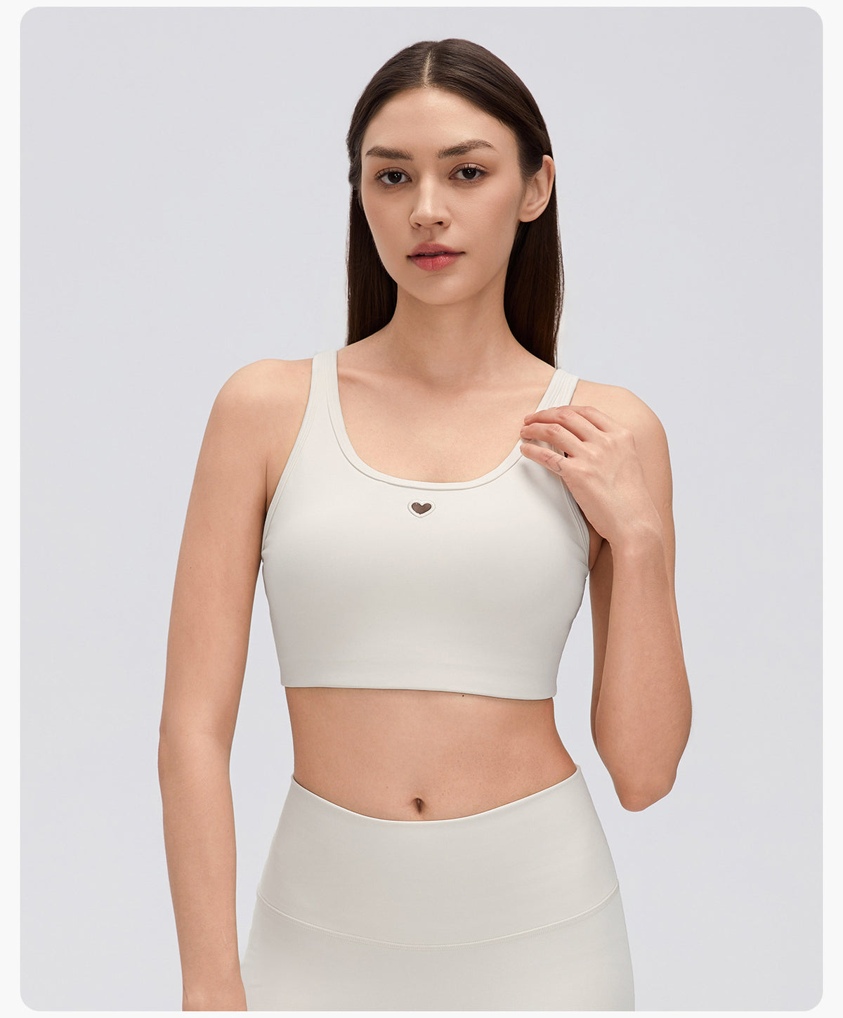 Wholesale Women’s Thermal Sports Bra D26152 | Brushed-Interior Workout Bra with Comfortable Support | fouregg