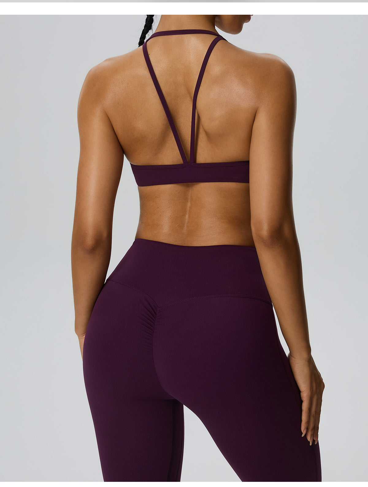 Wholesale Women’s 2-Piece Activewear Set | Double-Brushed Sports Bra & Sculpting Yoga Pants | fouregg