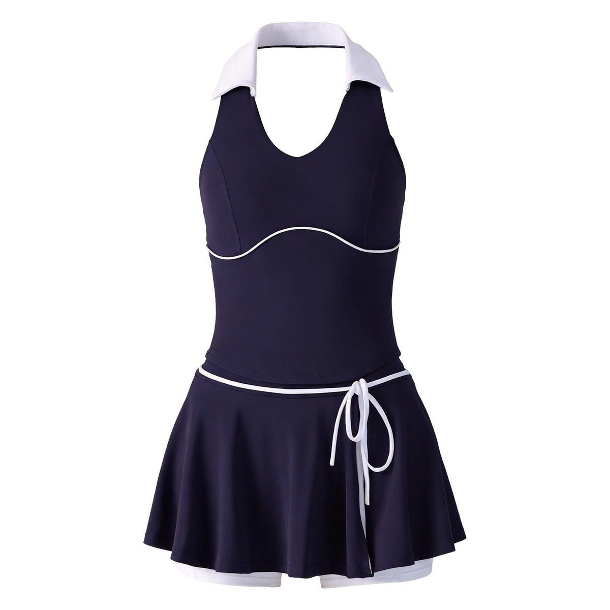 Wholesale Women’s 2-Piece Tennis Set | Bulk High-Waist Skort with Built-In Shorts | fouregg