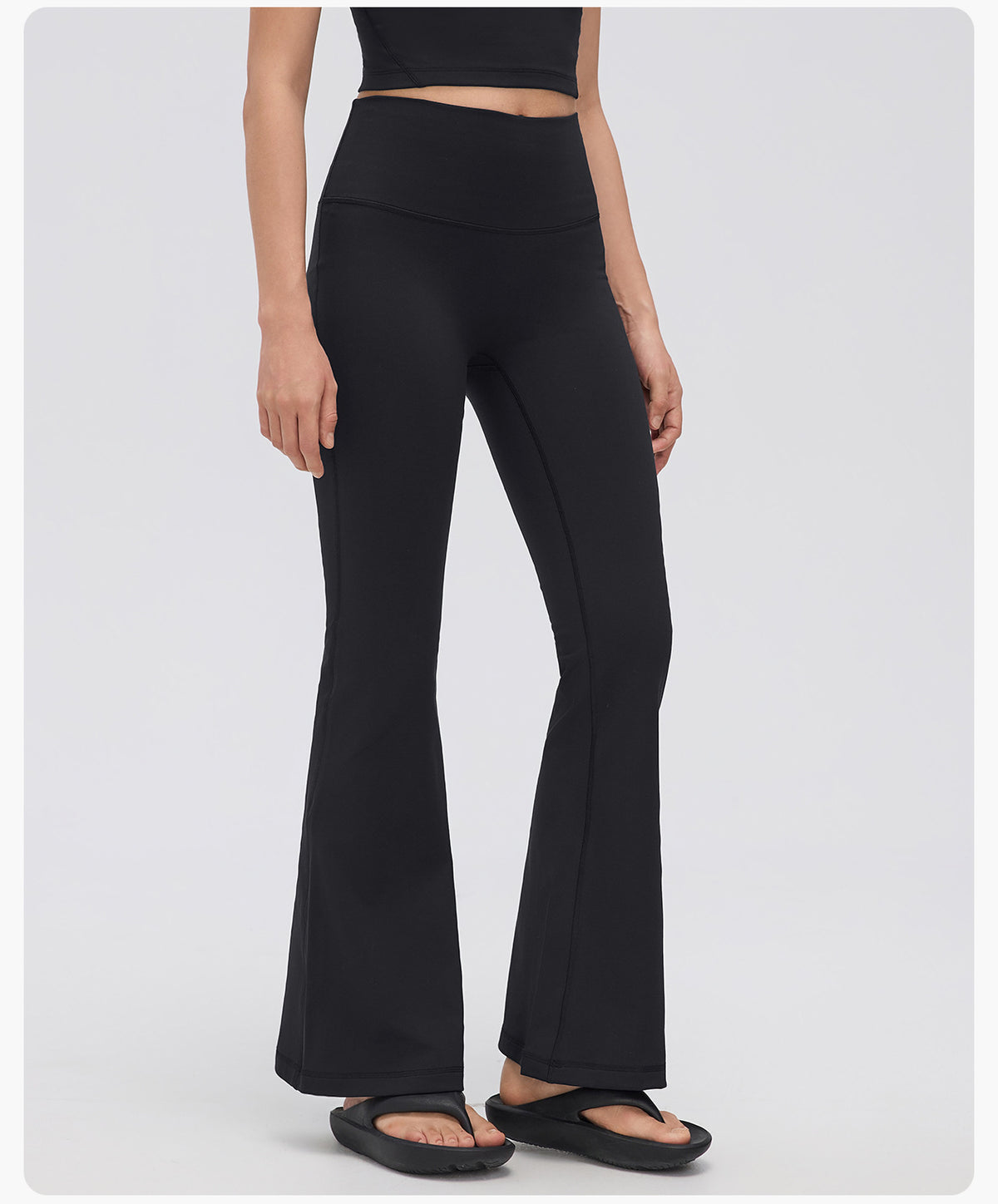 Wholesale Women’s Thermal Flare Yoga Pants D26129 | Warm Sculpting Pilates & Fitness Leggings | fouregg