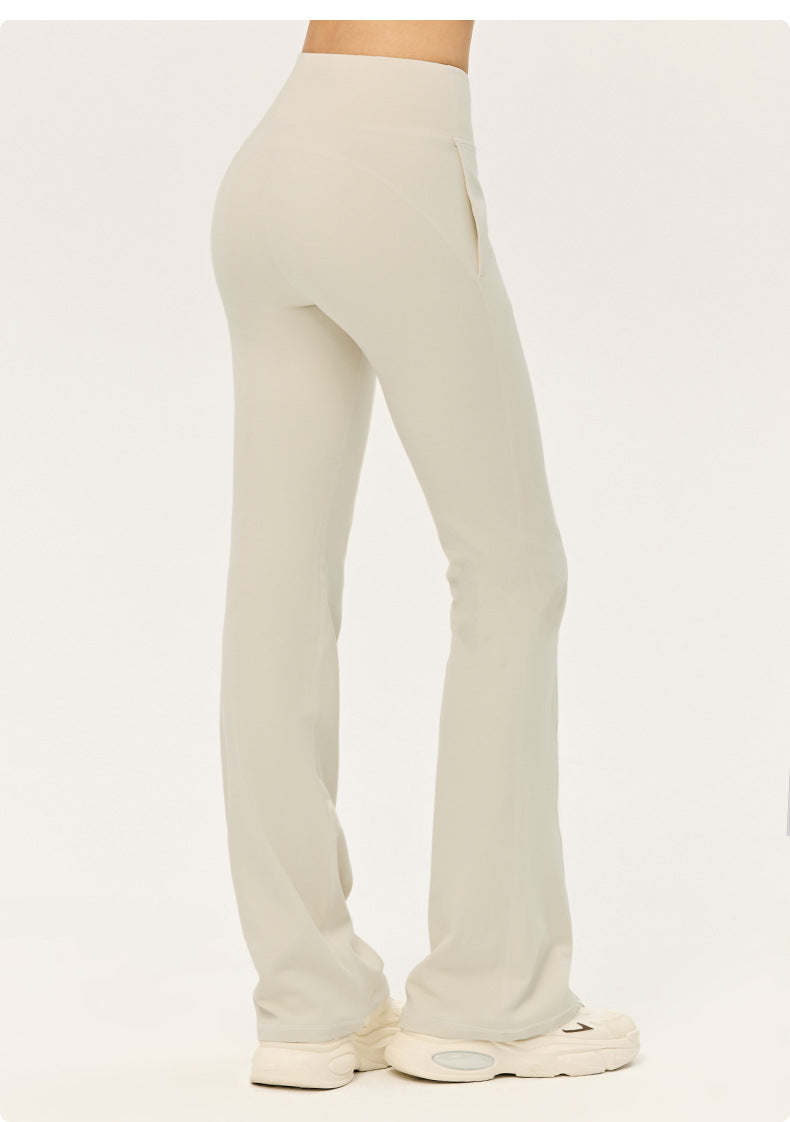 Wholesale Premium Lycra Flare Pants | Bulk High-Waist Pilates & Casual Activewear | fouregg