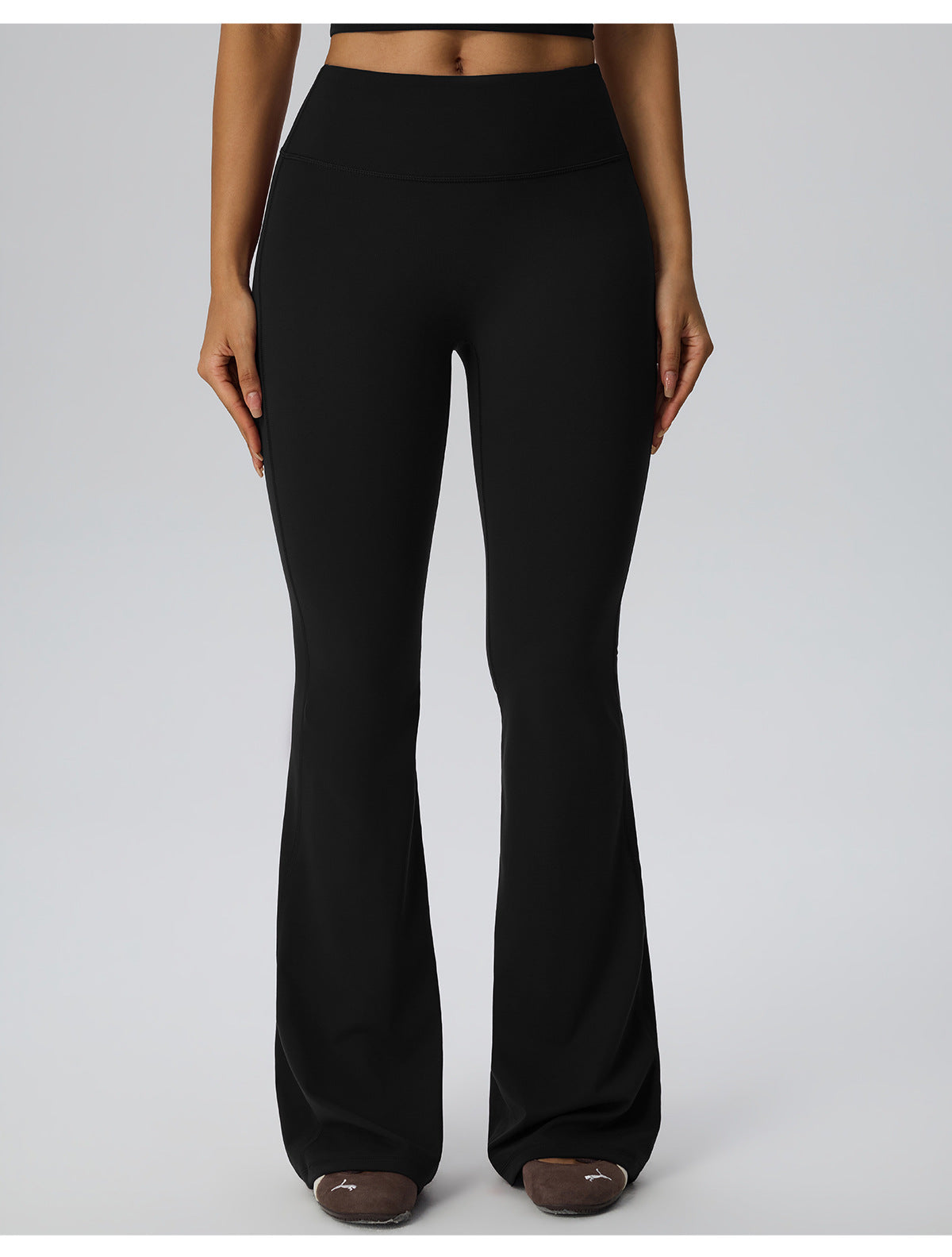 Wholesale Women’s High-Stretch Flare Yoga Pants | Bulk Sculpting Wide-Leg Activewear 62347 | fouregg