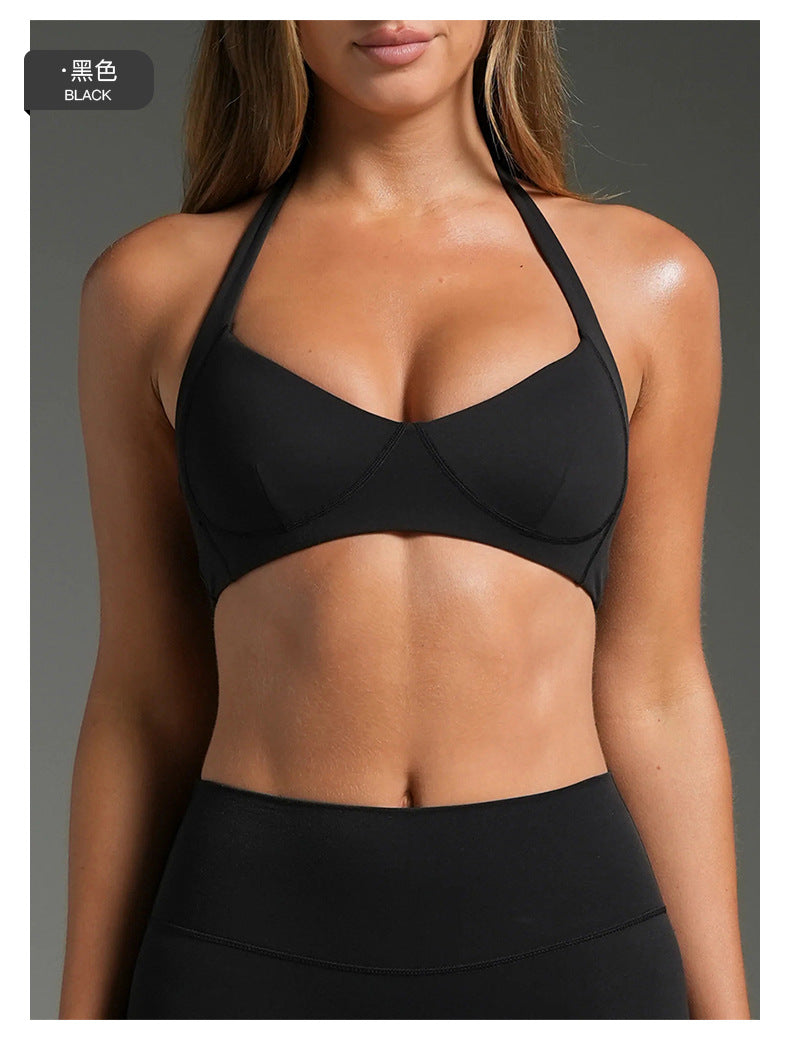 Wholesale Women’s Activewear Set | Backless Quick-Dry Tank Top for Running & Pilates | fouregg