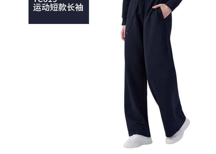 Wholesale Women’s Wide-Leg Pants | Bulk Drapey High-Waist Casual Trousers | fouregg