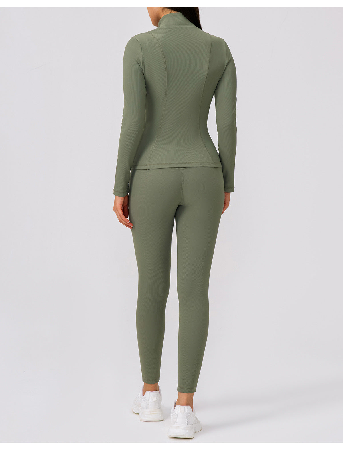 Wholesale Women’s Thermal Workout Jacket | Bulk Fleece-Lined Yoga & Fitness Outerwear 22619 | fouregg