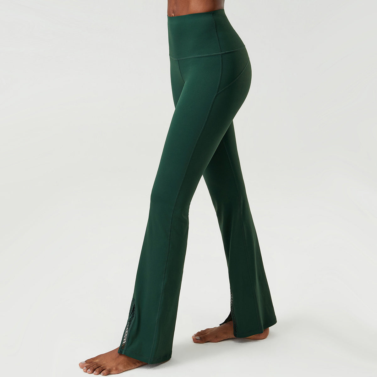 Wholesale Plus Size Women’s Flare Leggings | Bulk Slimming Running & Fitness Pants | fouregg