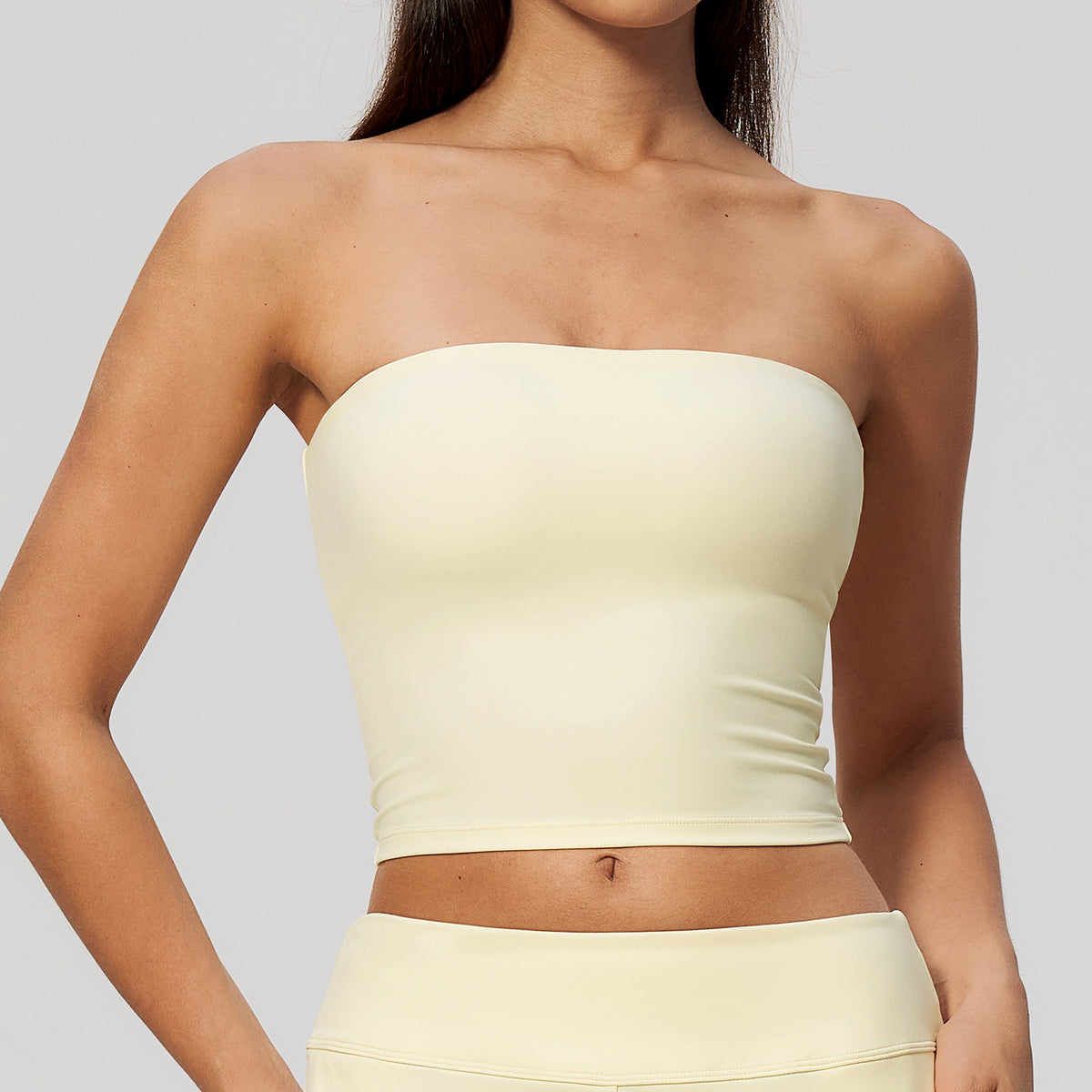 09/2024 Bandeau sans bretelles antidérapant, haut tube sexy, sous-vêtements de sport dos nu, soutien-gorge antichoc à séchage rapide pour femmes 8793
