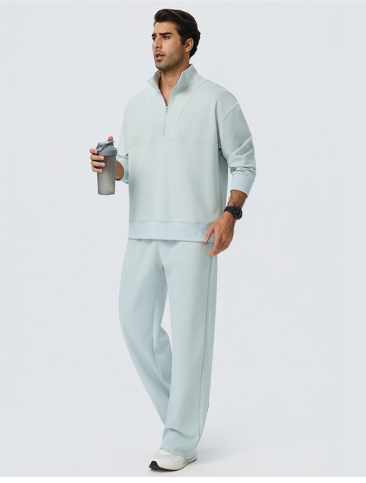 Wholesale Men’s Fleece Tracksuit Set | Bulk Warm Running & Fitness Activewear | fouregg